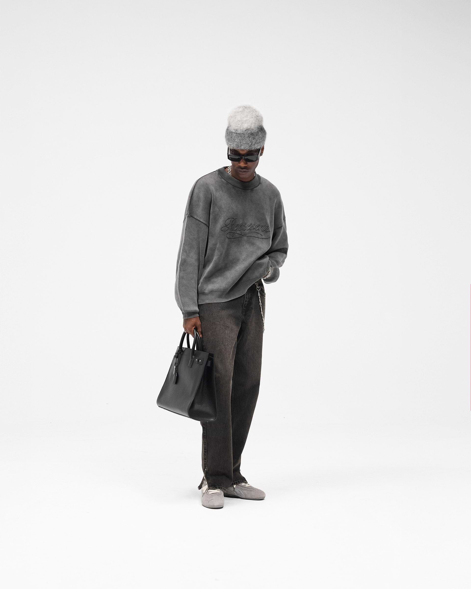 R2S Split Denim - Soot