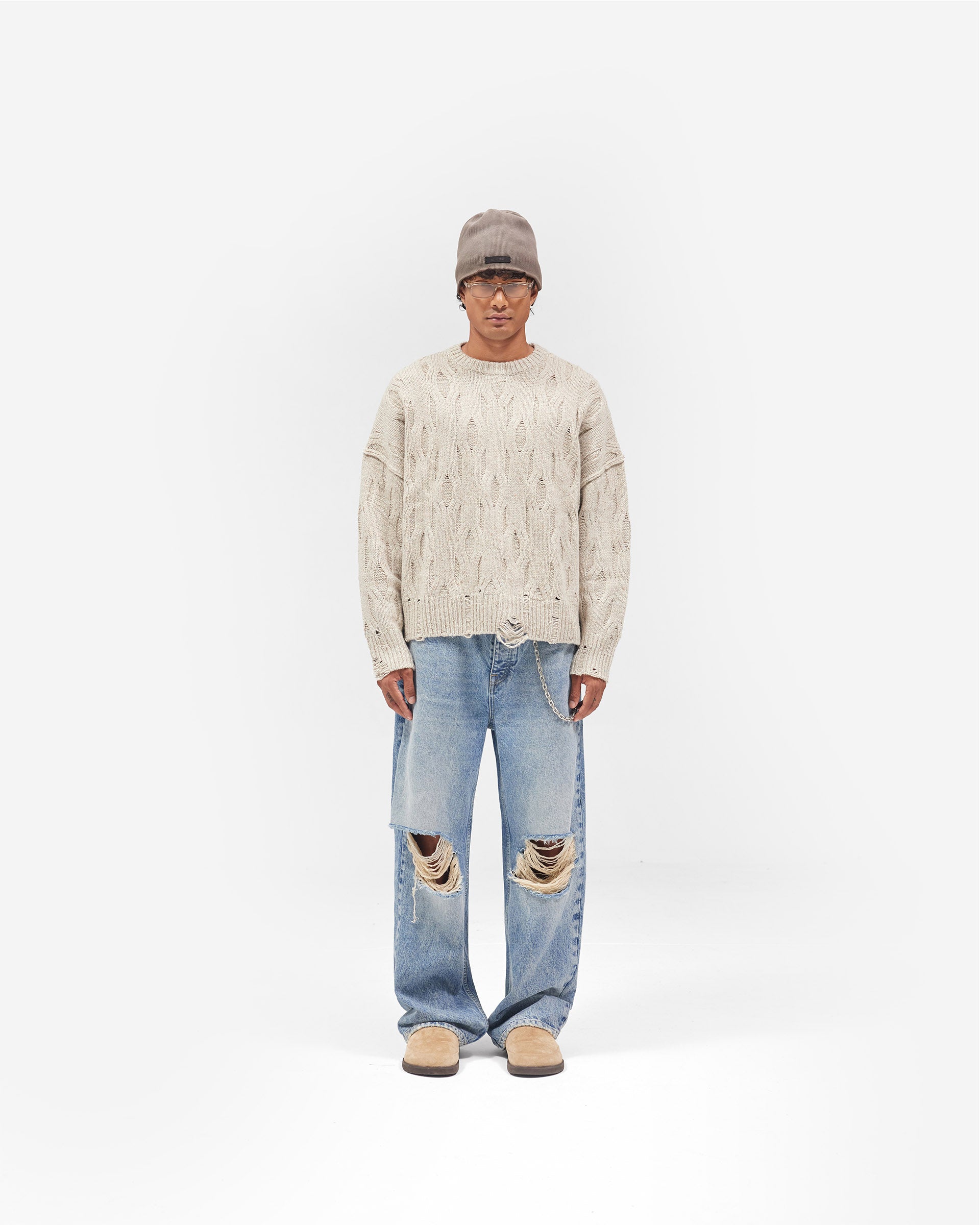 R3 Baggy Jean - Moss Blue