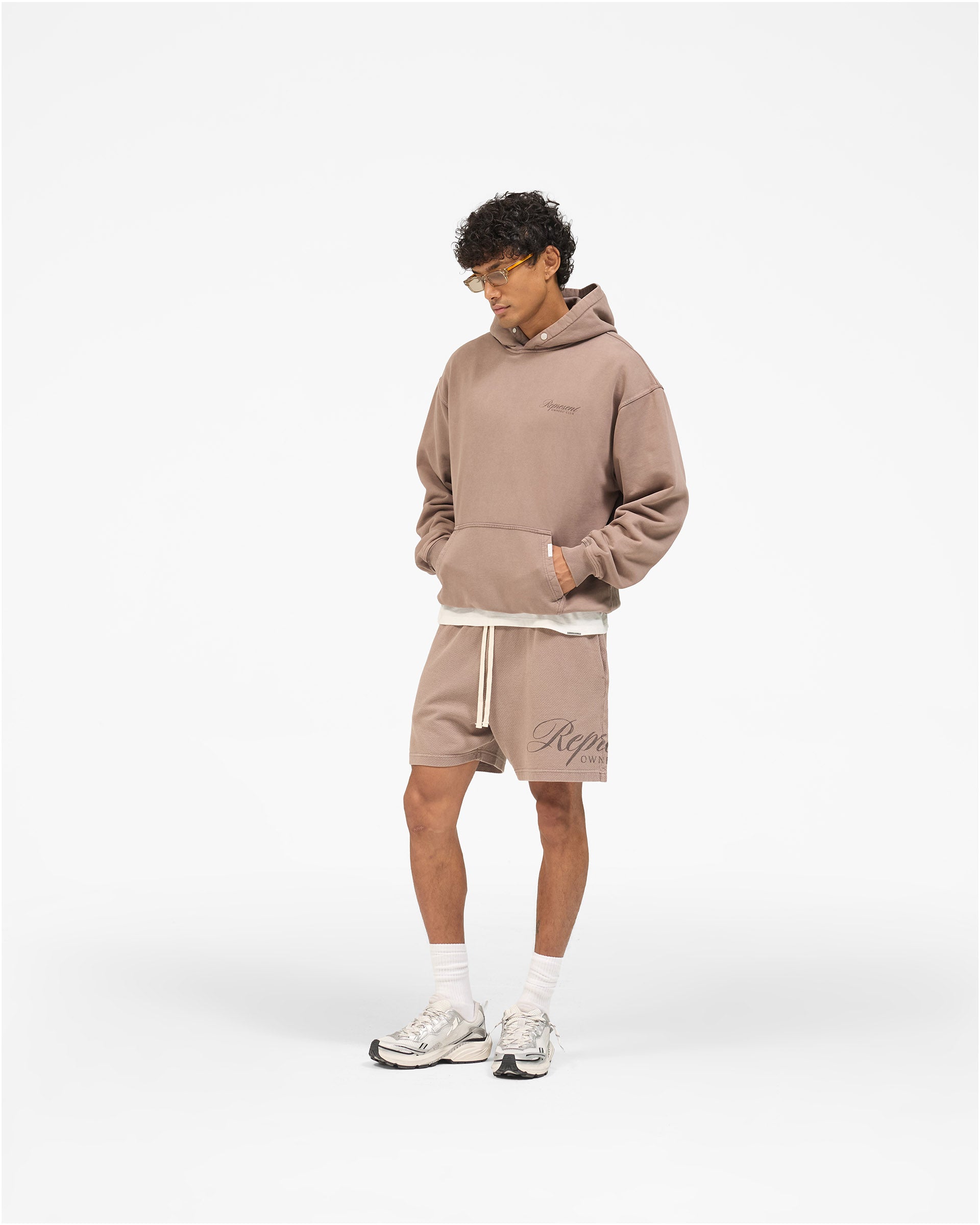Owners Club Script Hoodie - Truffle