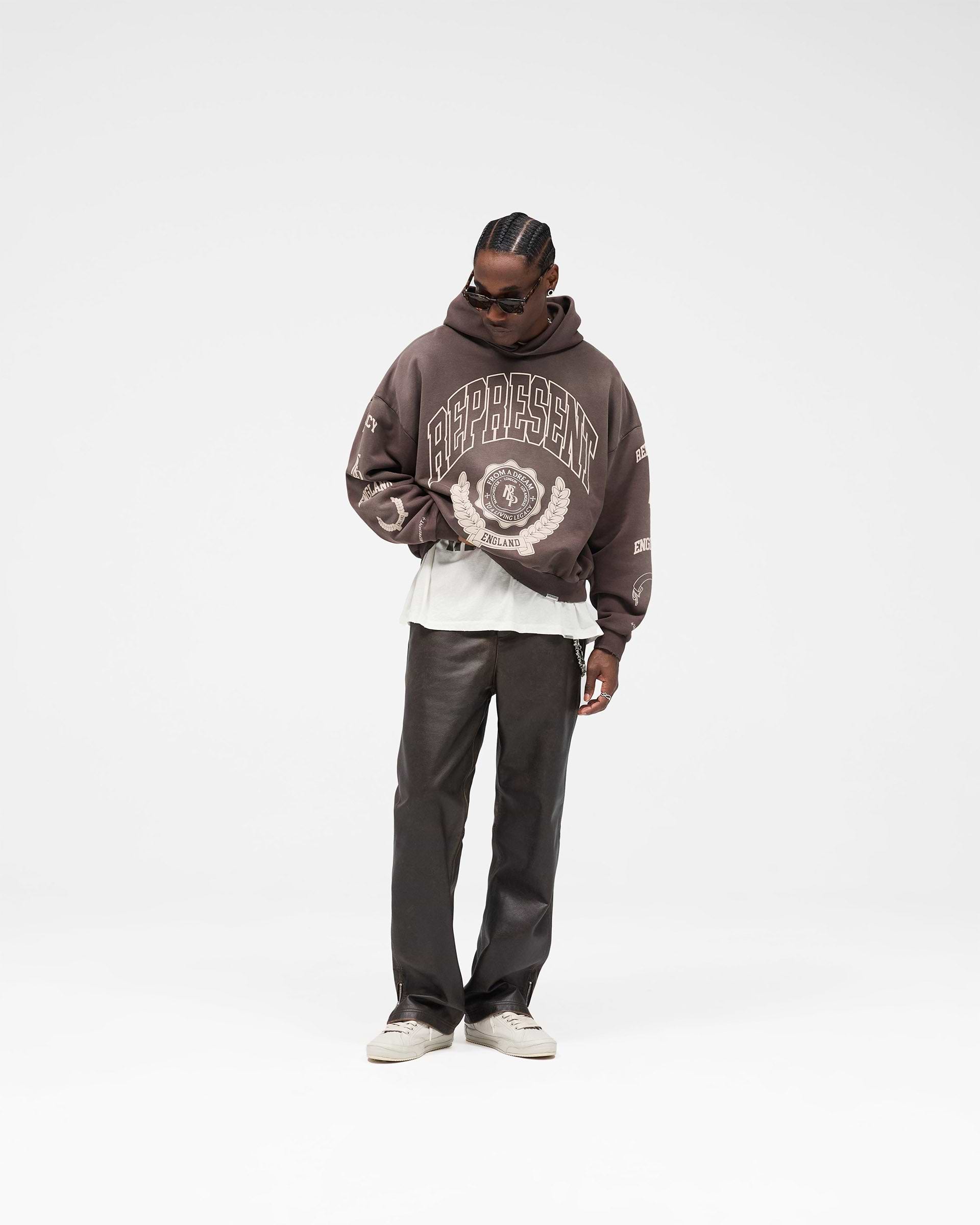 Represent Legacy Crest Hoodie - Nero