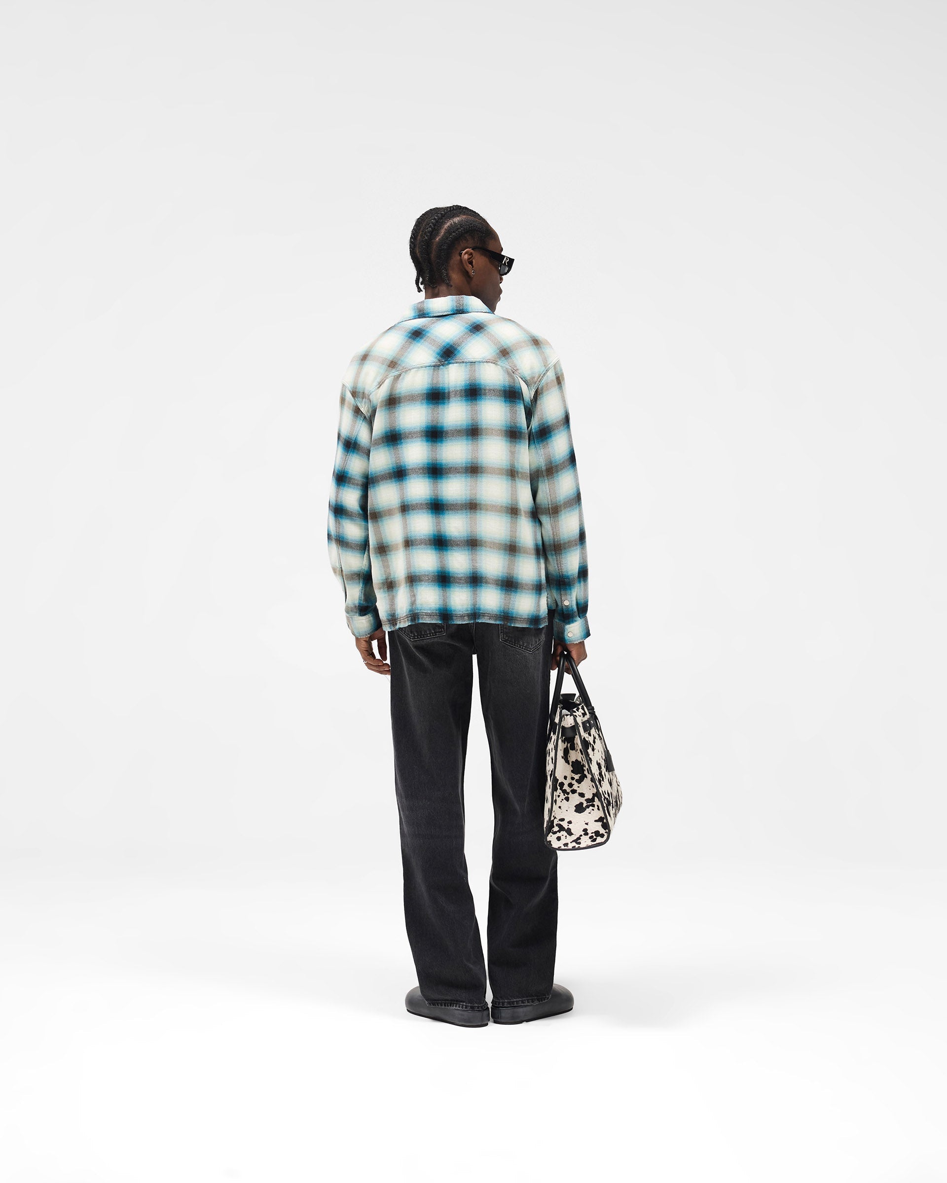 Sun Bleached Flannel Shirt - Cloud