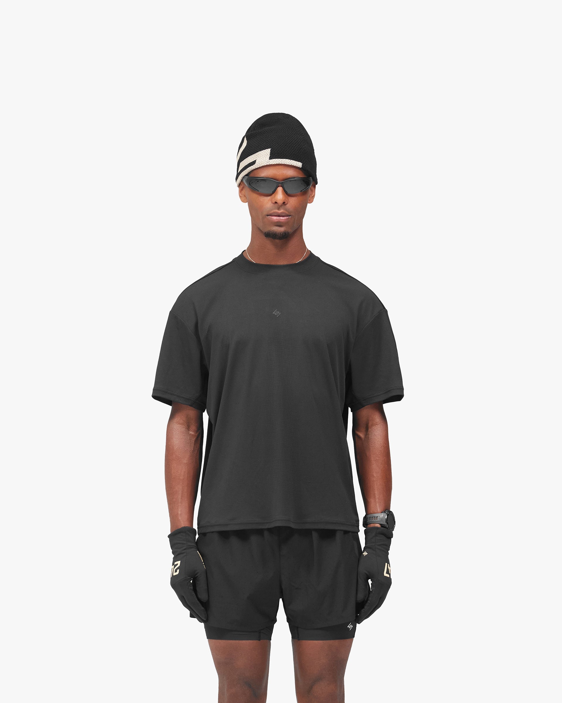 247 Power Dry™ T-Shirt Jet Black | Performance T-Shirts | REPRESENT