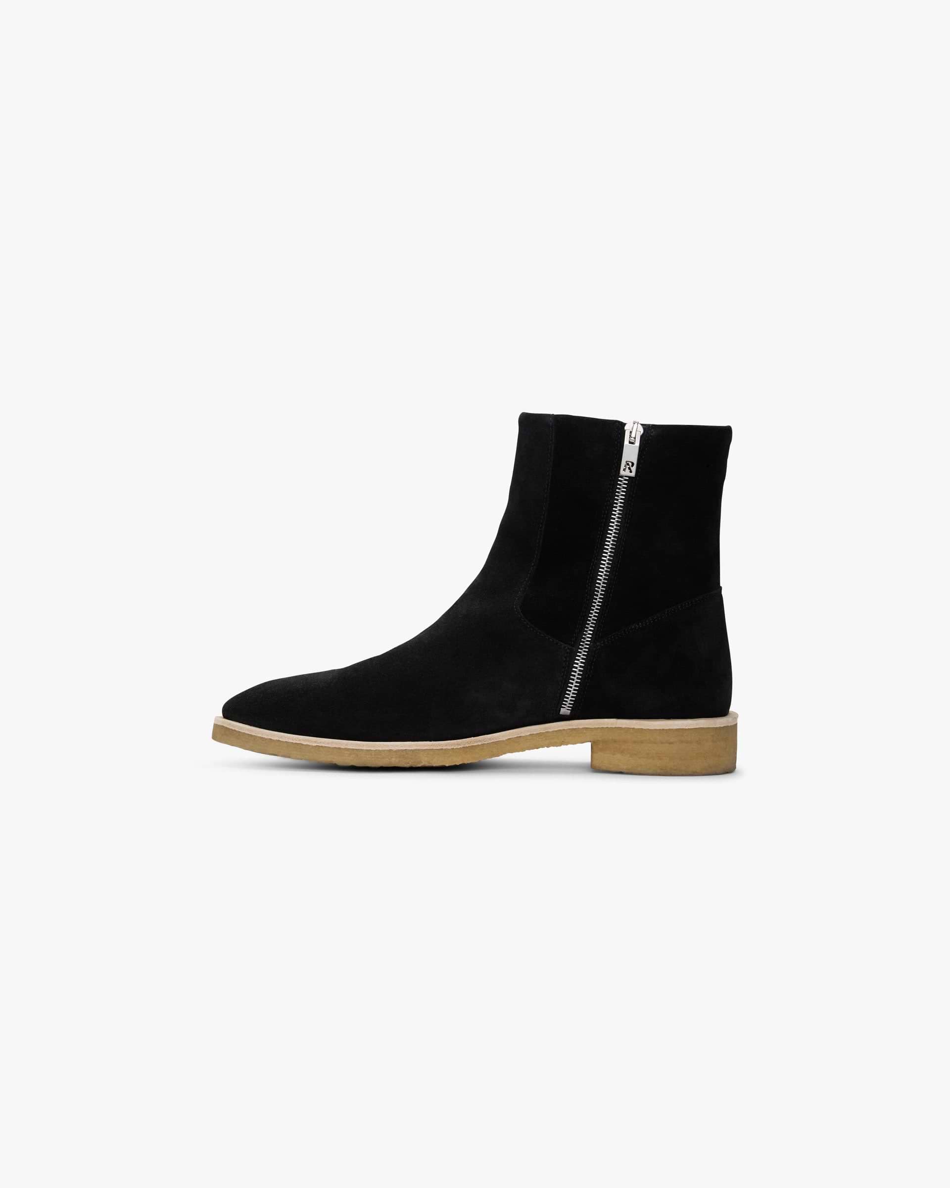 Crepe Chelsea Boot - Black