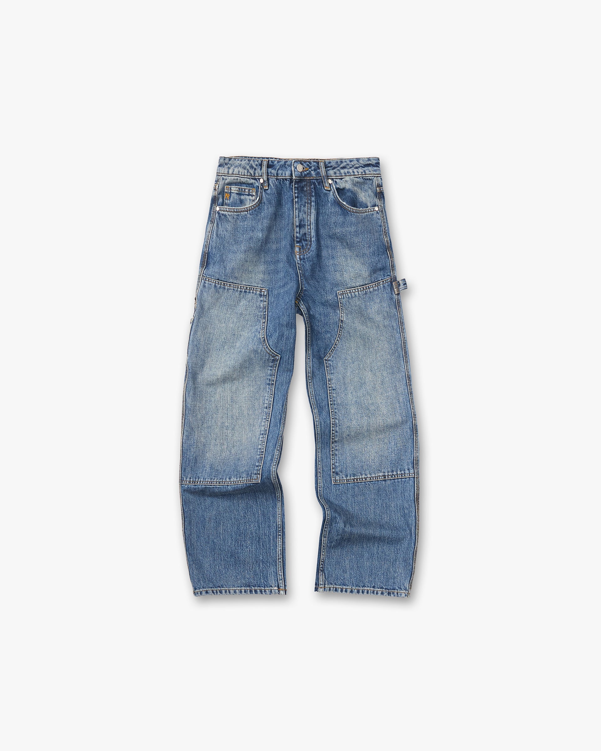 R2 Carpenter Panel Denim - Rinse Blue