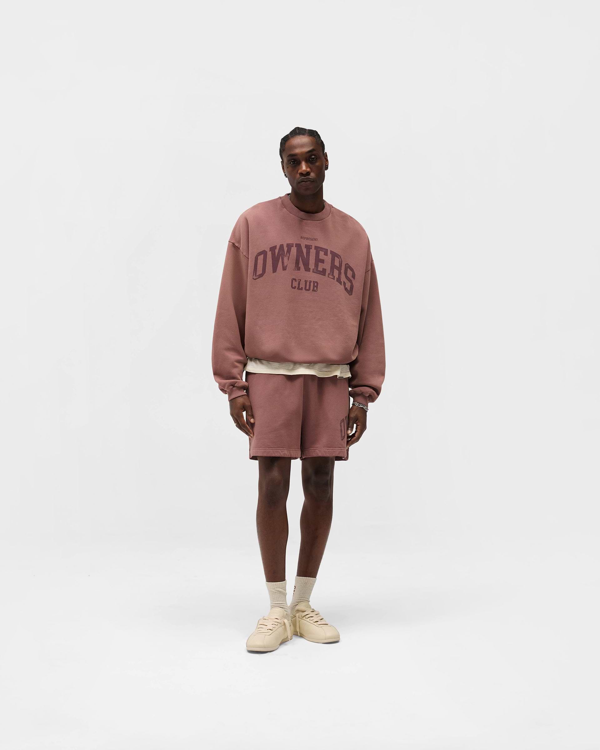 Represent Owners Club Sweater - Smoked Rose