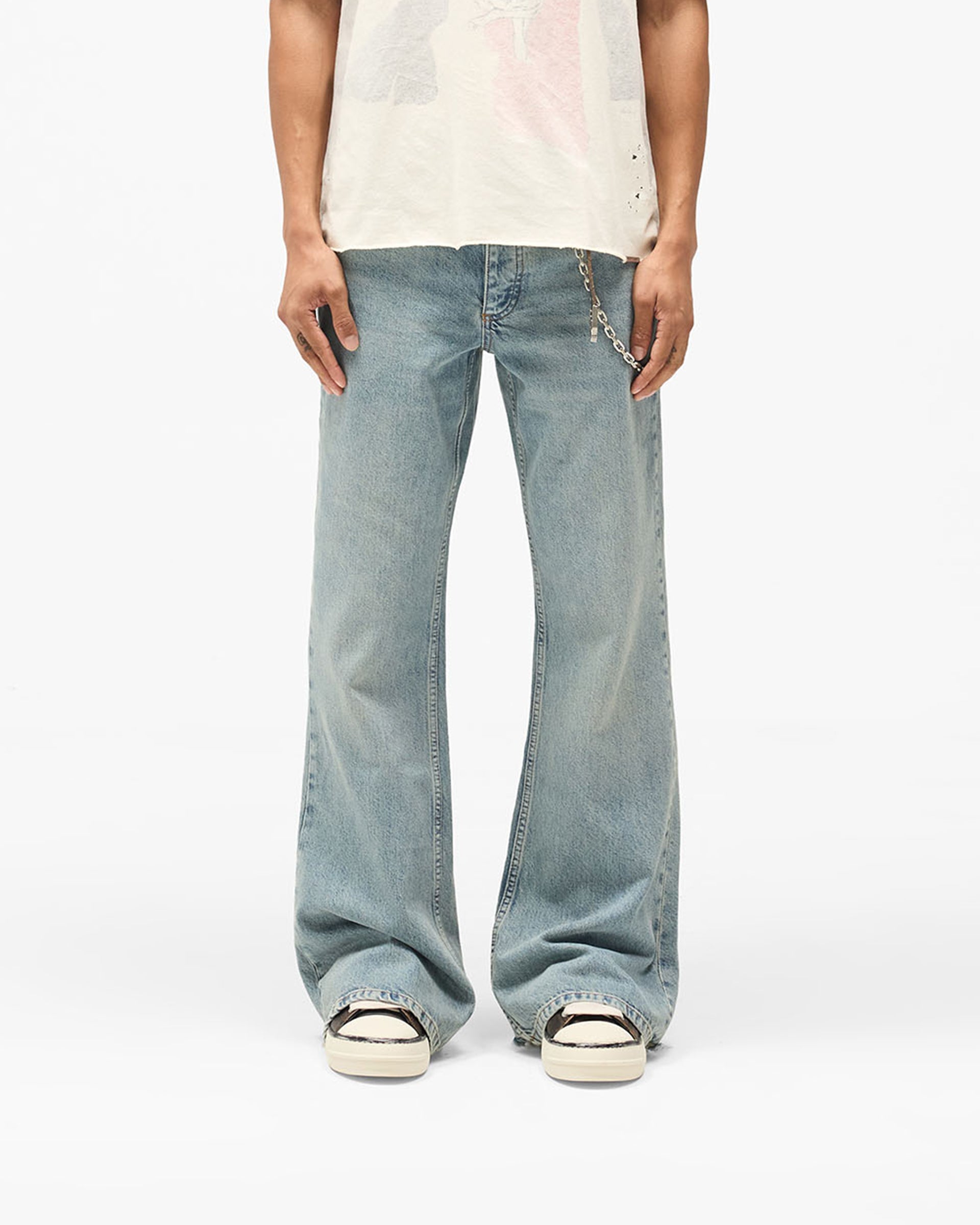 R6 Flare Denim - Astro Blue