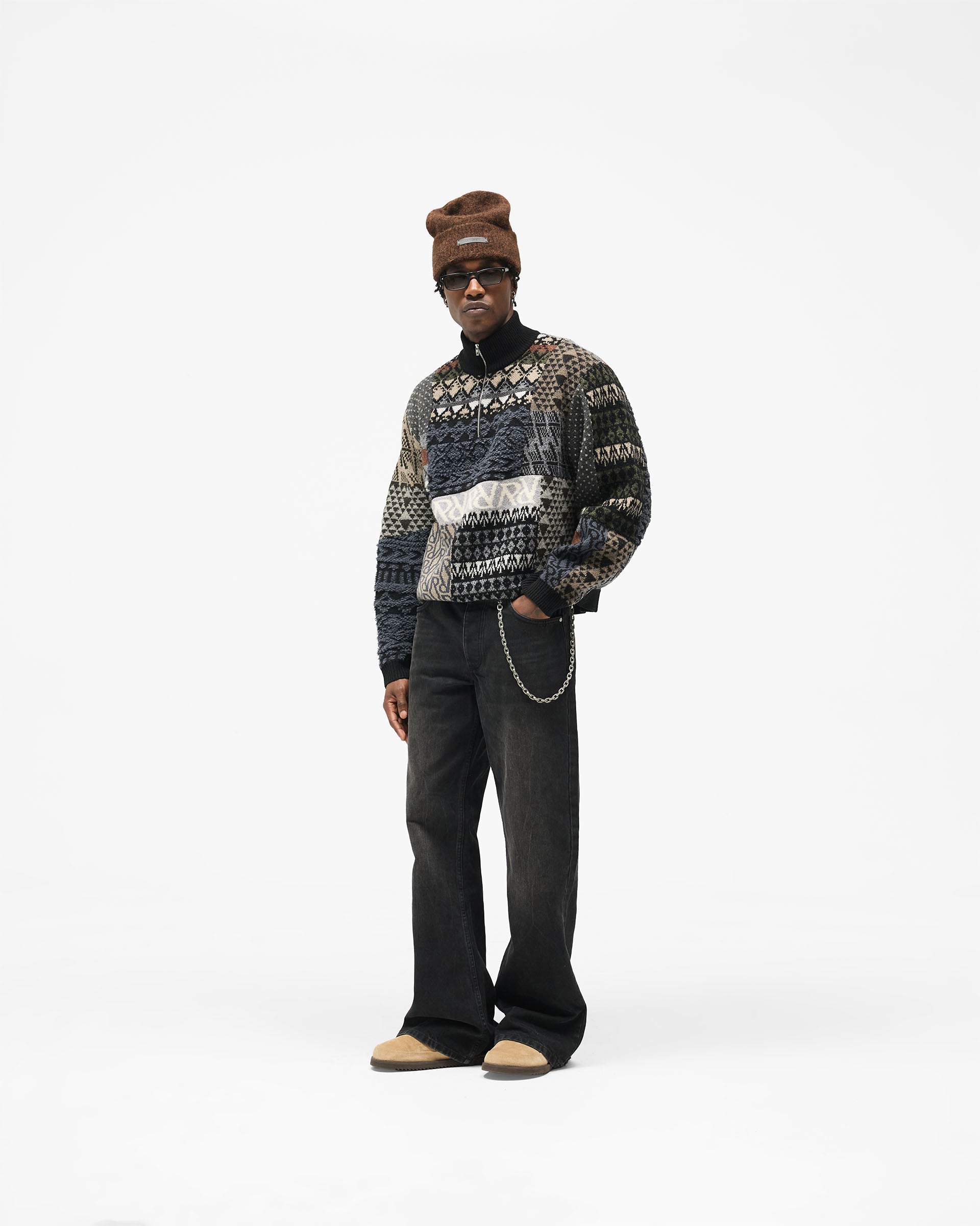 R6 Flare Denim - Black