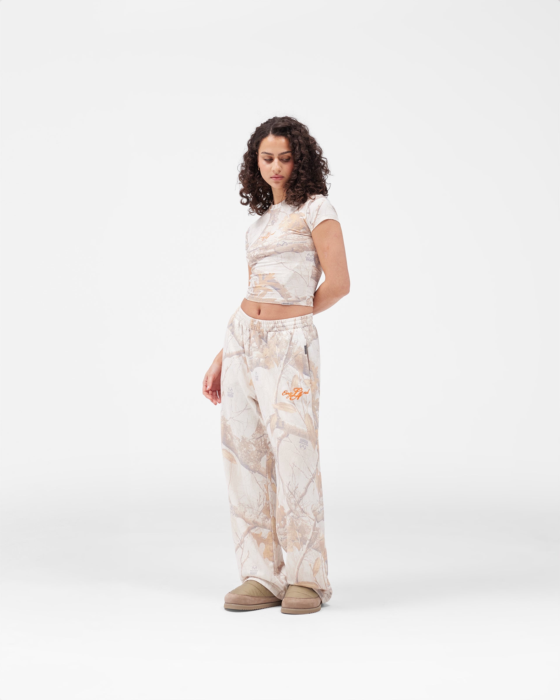 EngLAnd Baby Tee - Washed White Realtree®