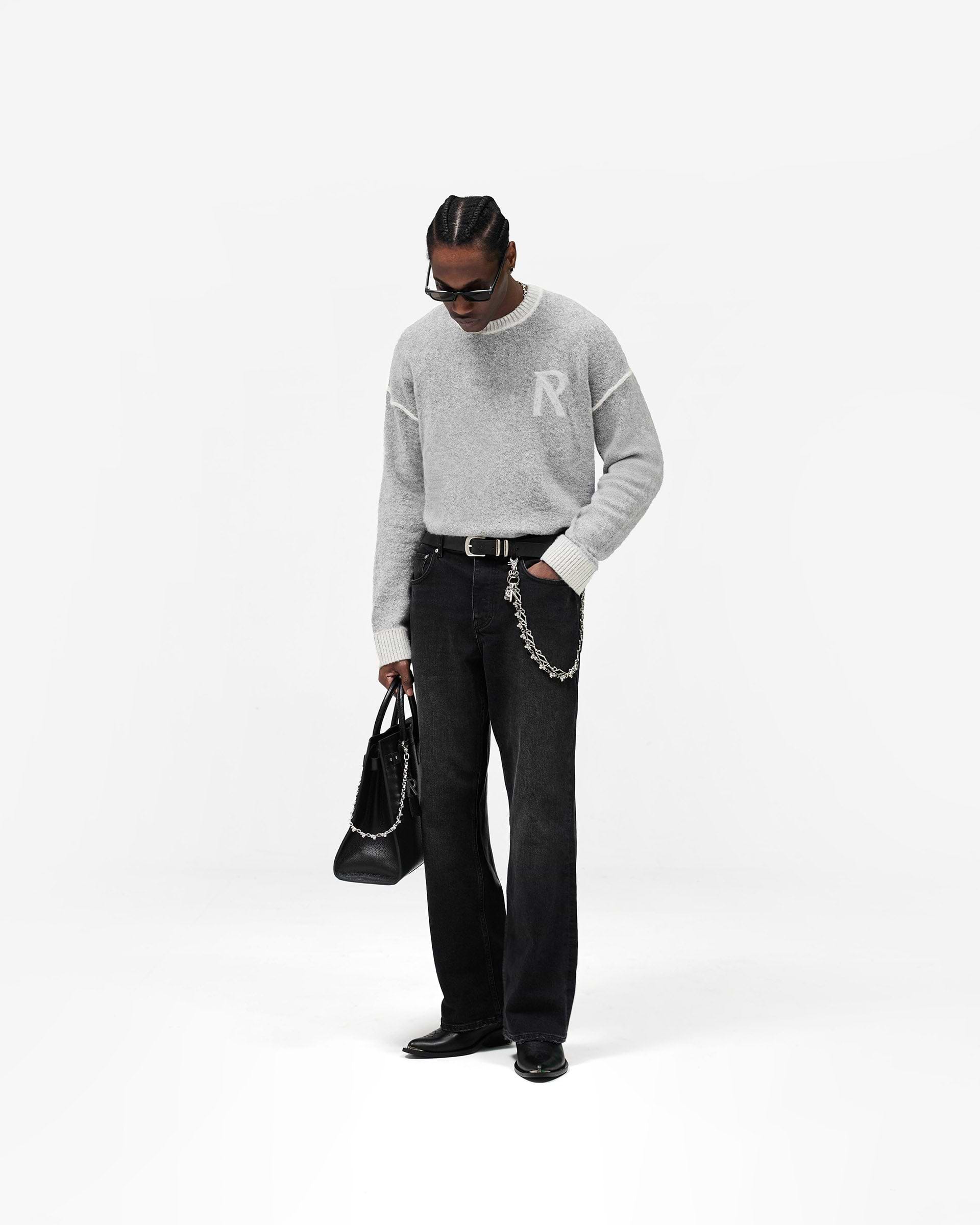 Laurel Knit Sweater - Sun Fade Grey