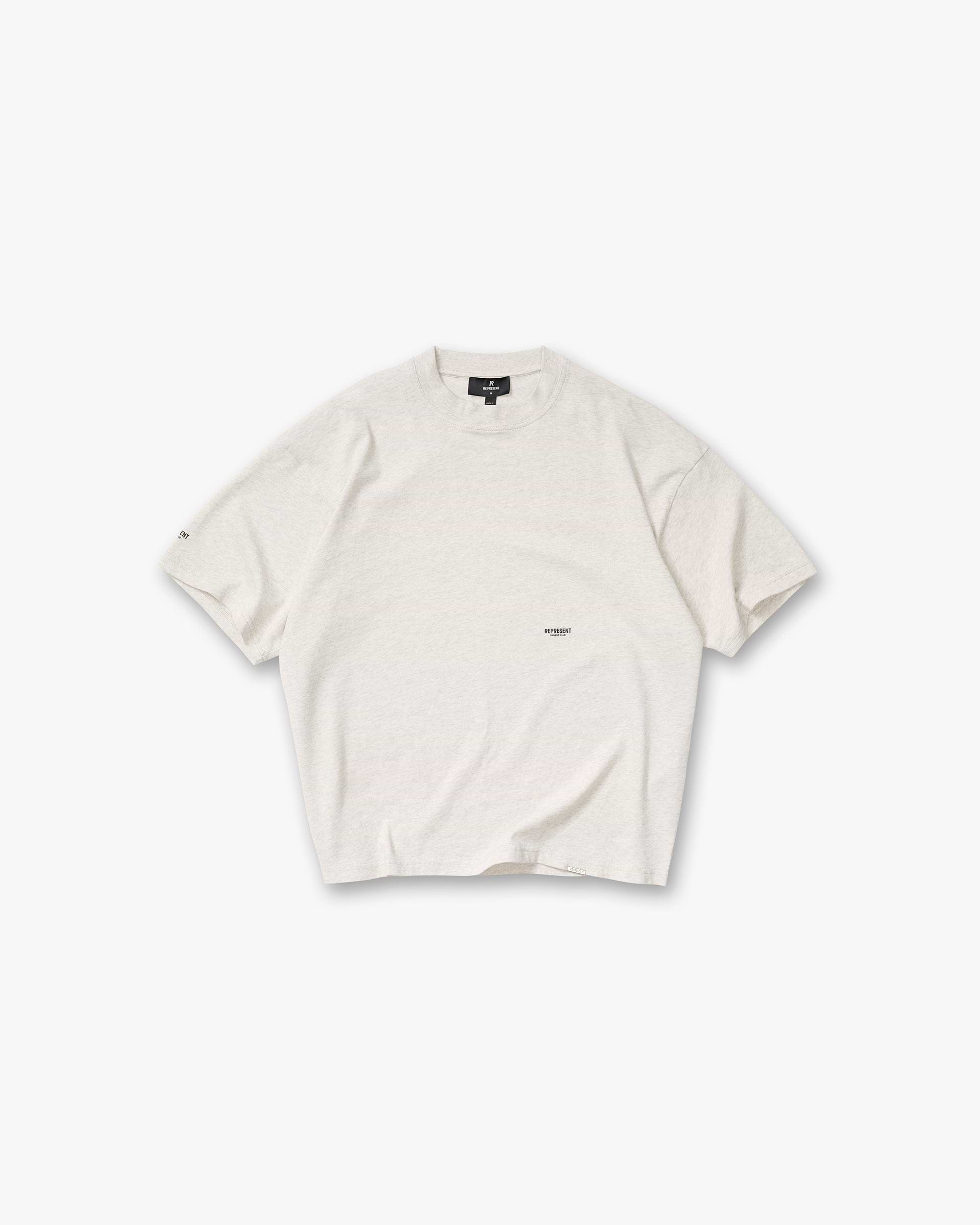 Micro Owners Club T-Shirt - Cream Marl