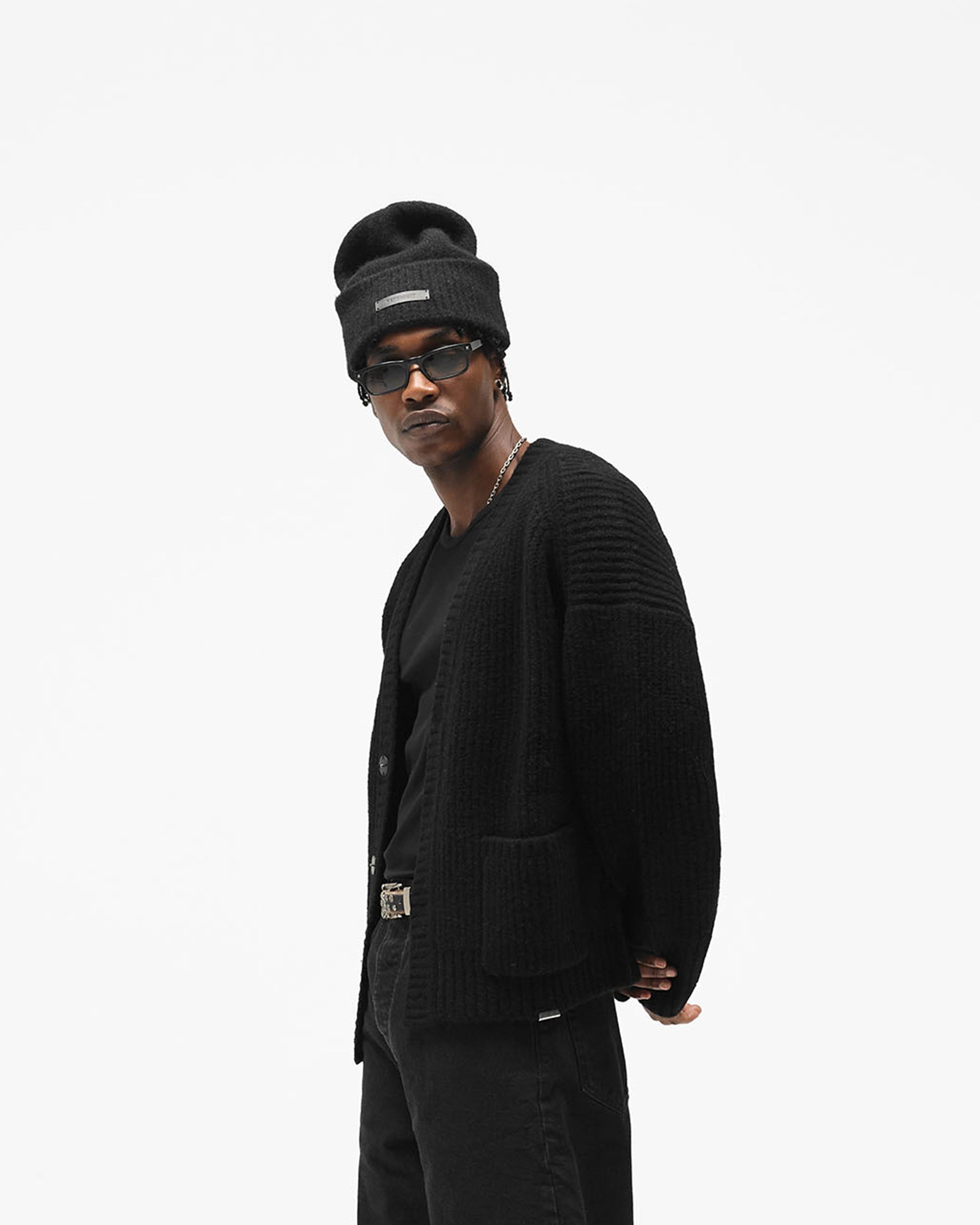 Ramone Cardigan - Black
