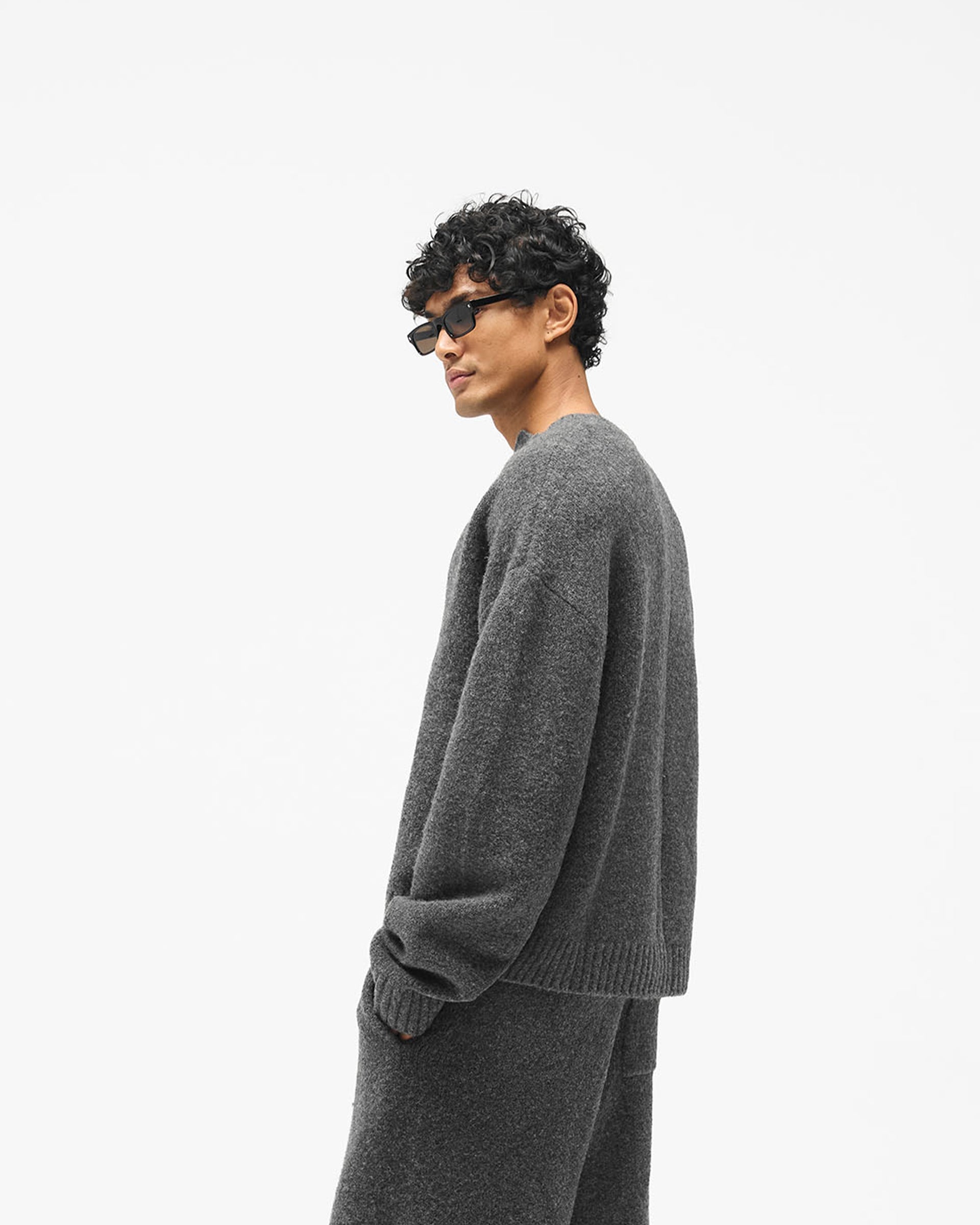 Ramone Knit Sweater - Dark Grey