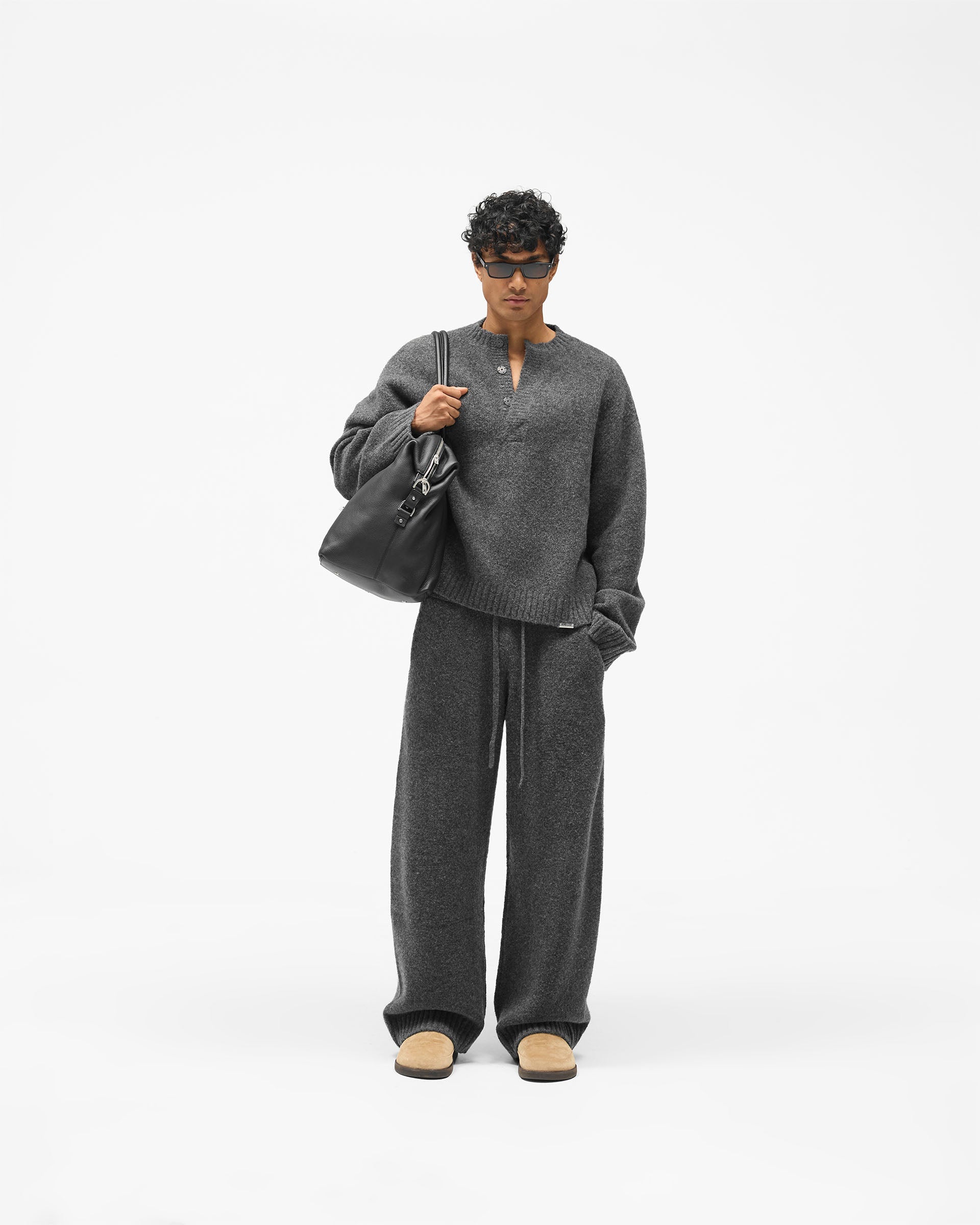 Ramone Knit Sweater - Dark Grey