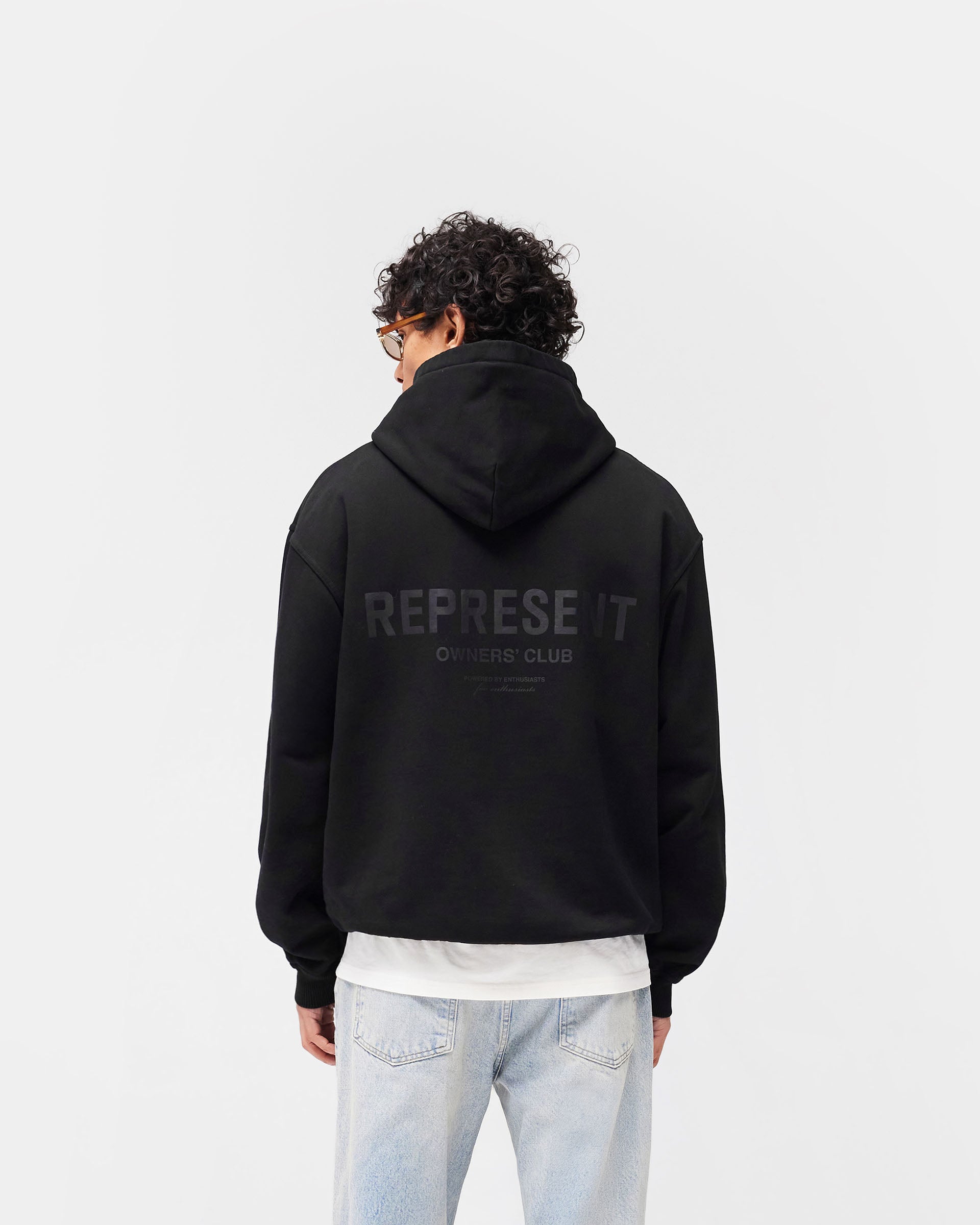 Represent Owners Club Hoodie - Matte Black