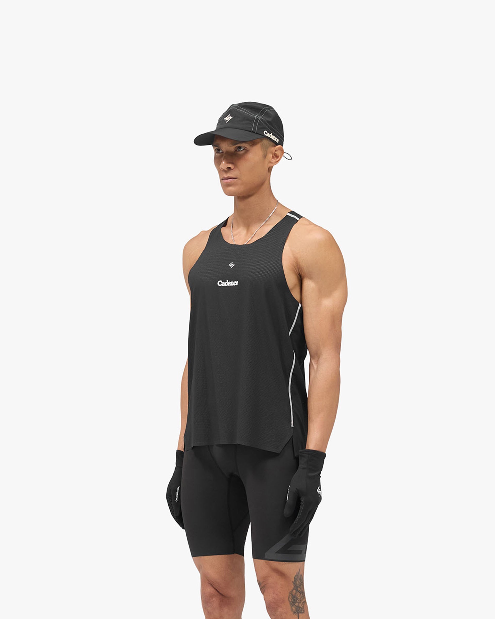 247 X Cadence Singlet - Jet Black