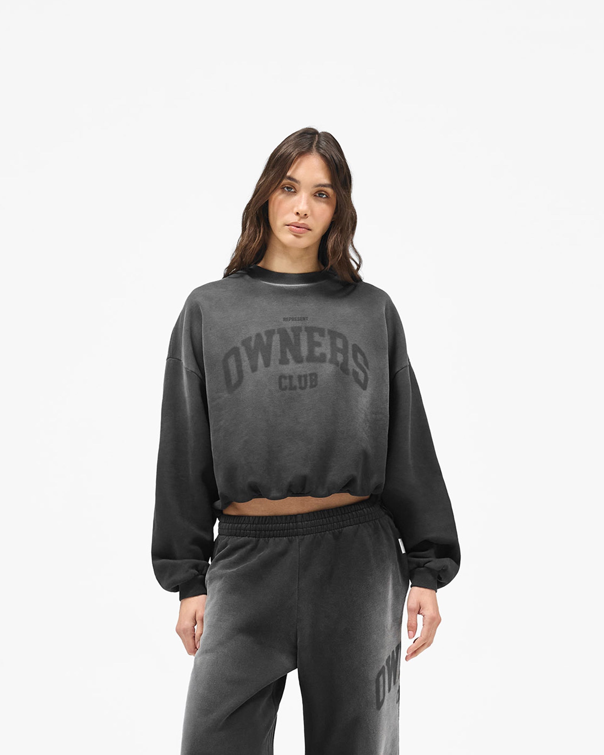 Represent Owners Club Sweater - Weathered Black