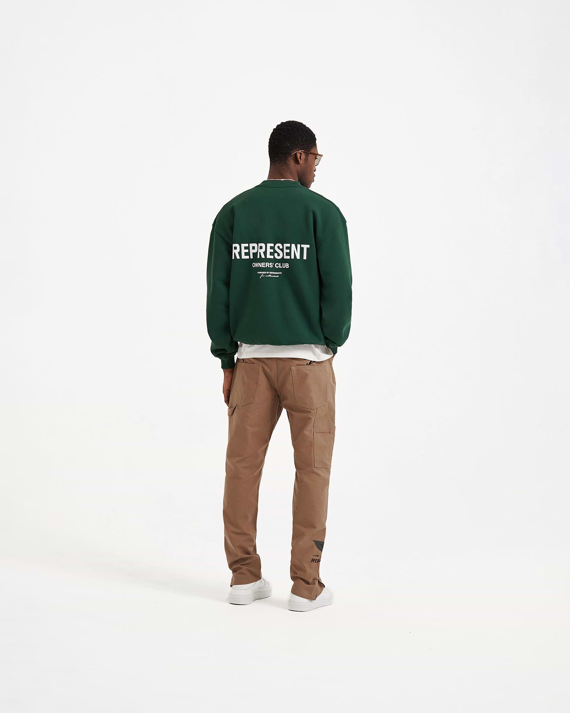 Represent Owners Club Sweater - Racing Green