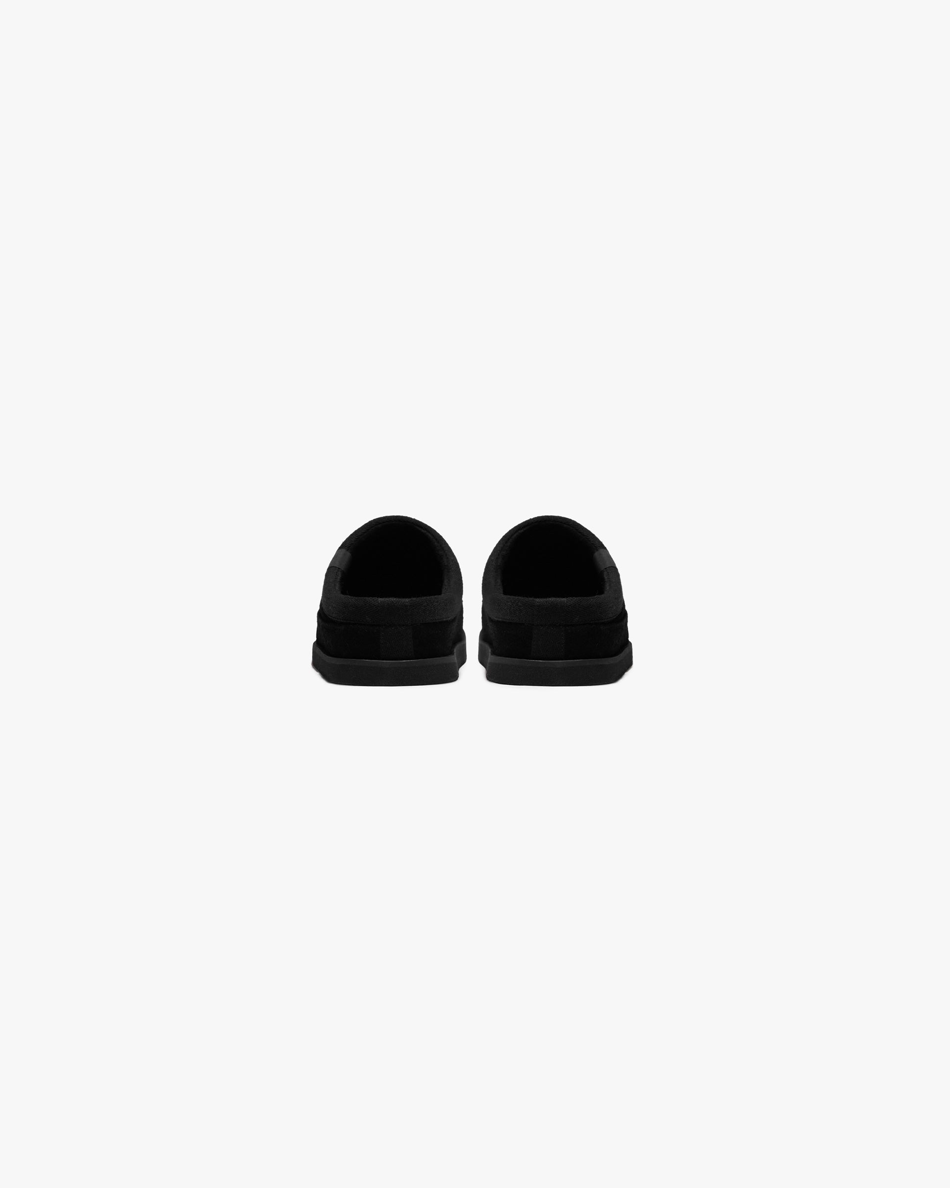 Summer Mule Suede - Jet Black