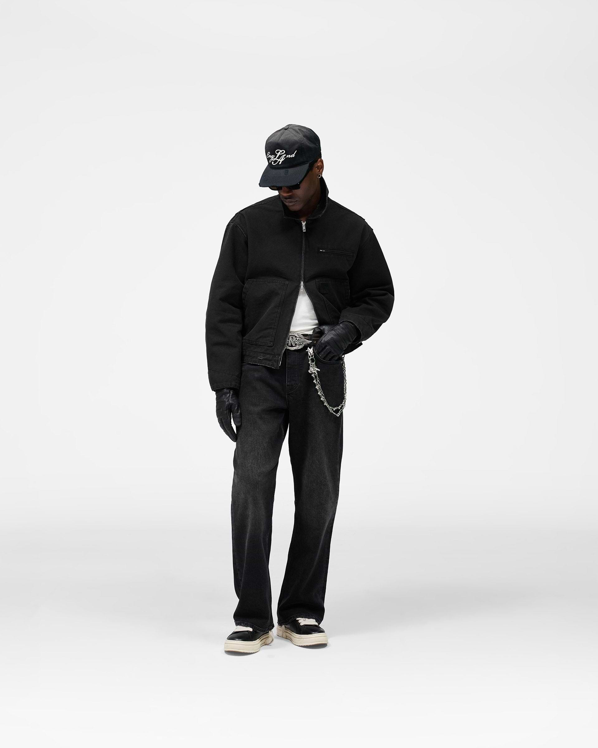 Heaton Workwear Jacket - Washed Black