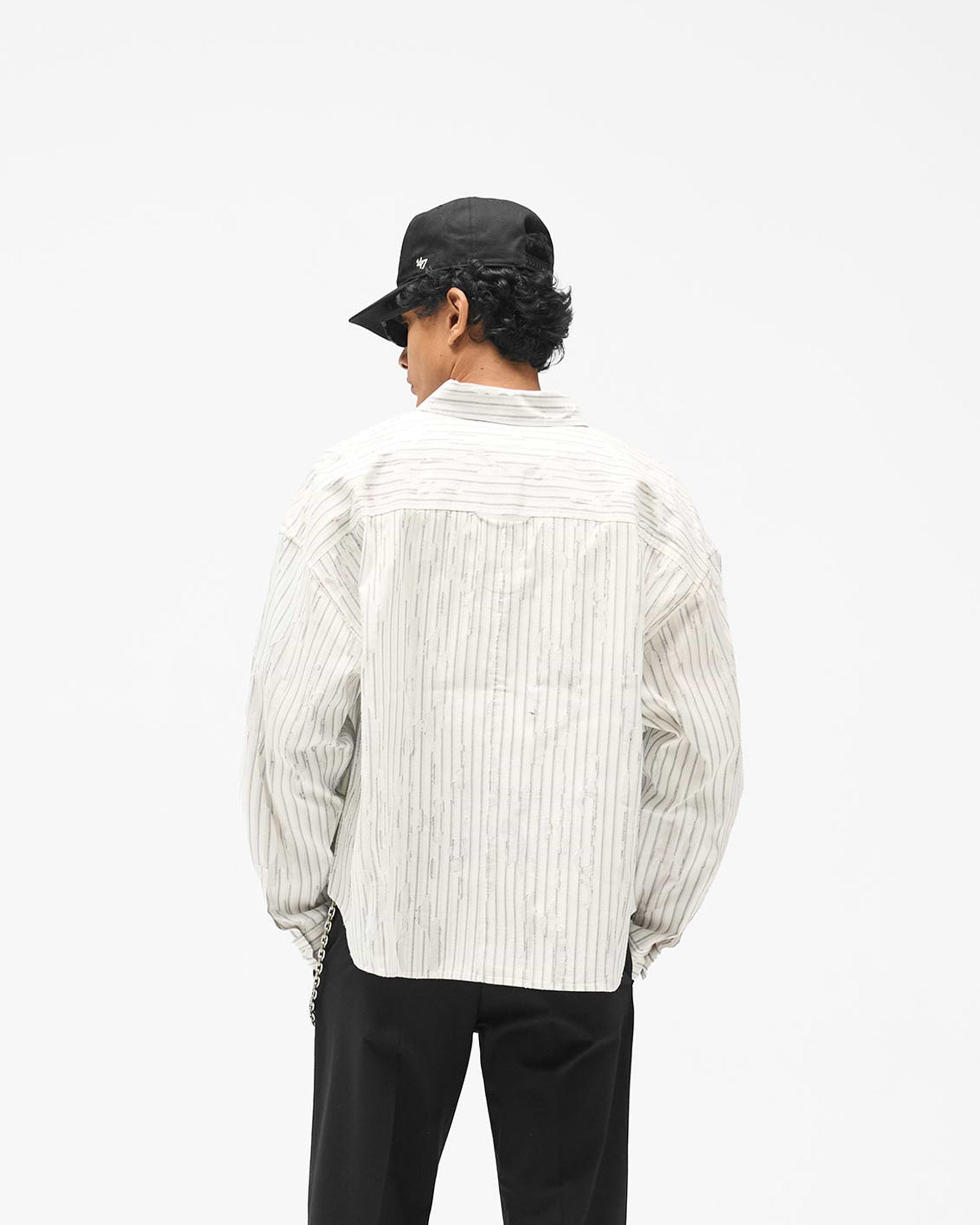 Torn Shirt - Flat White