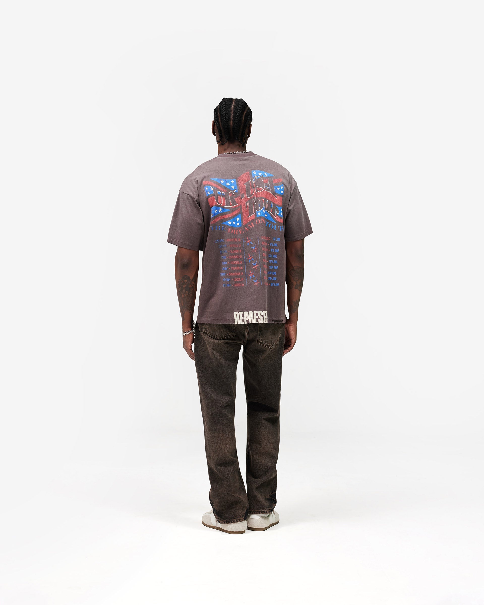 R2 Straight Leg Denim - Bark