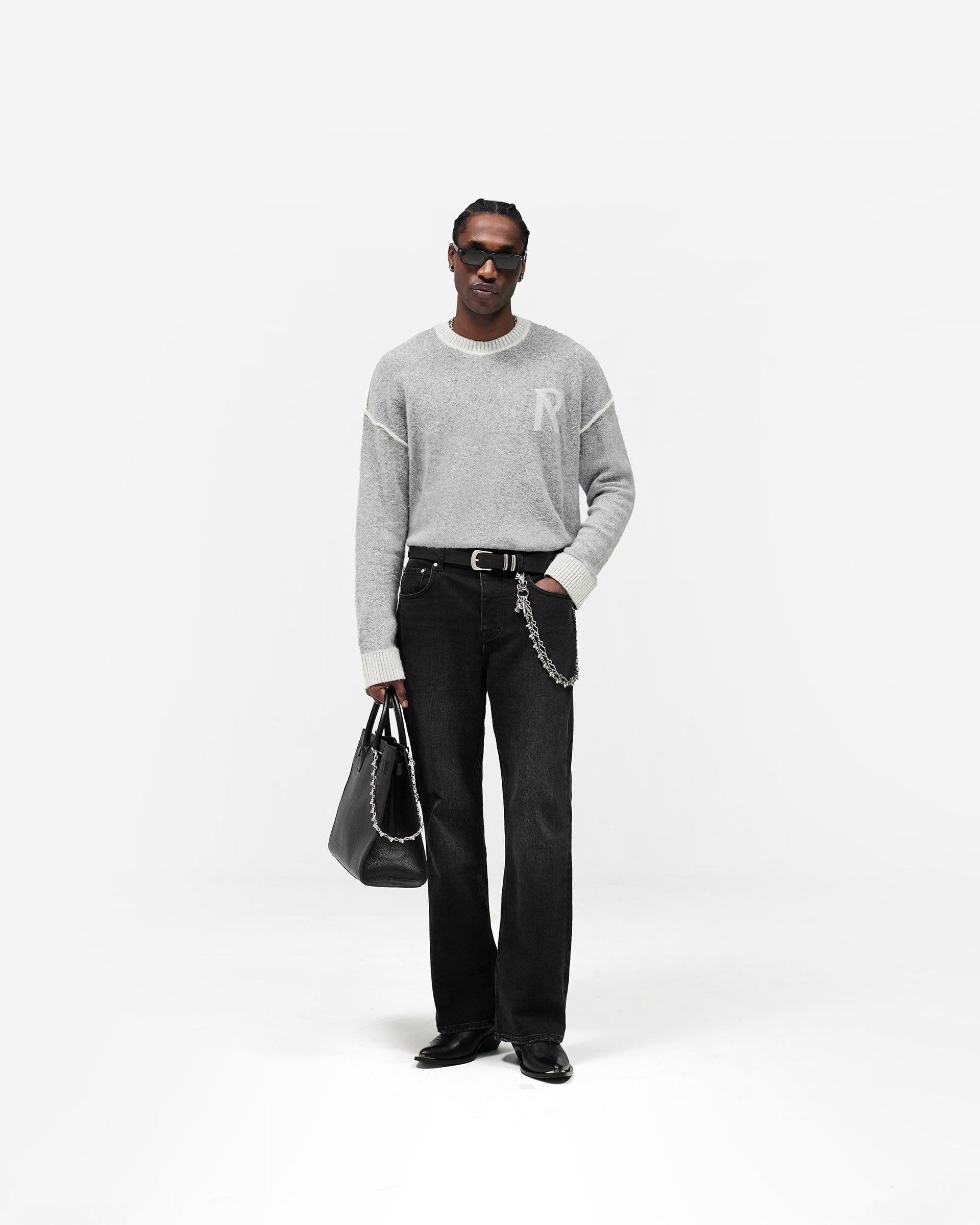 Laurel Knit Sweater - Sun Fade Grey