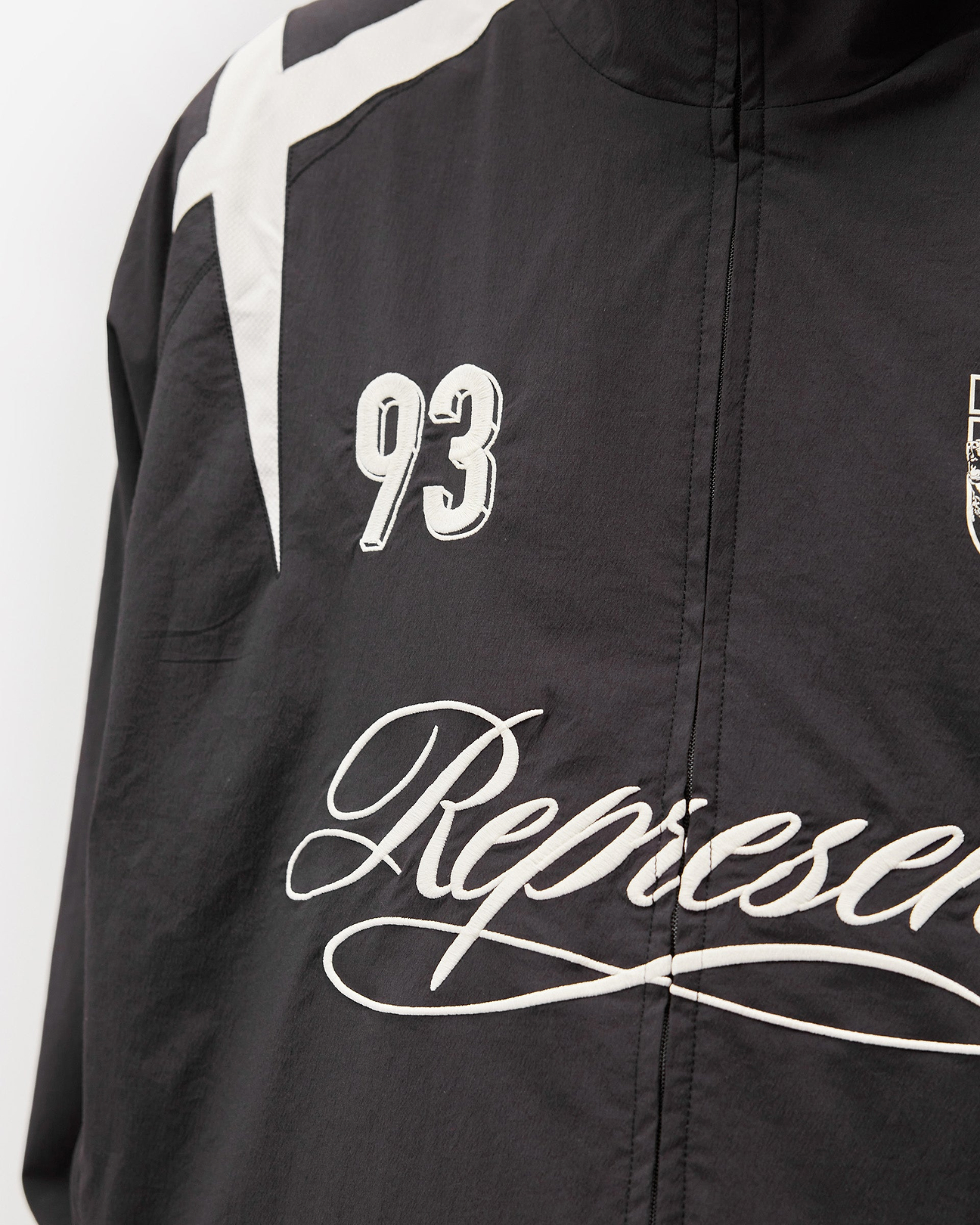Track Star Jacket Jet Black | Champions Collection | REPRESENT