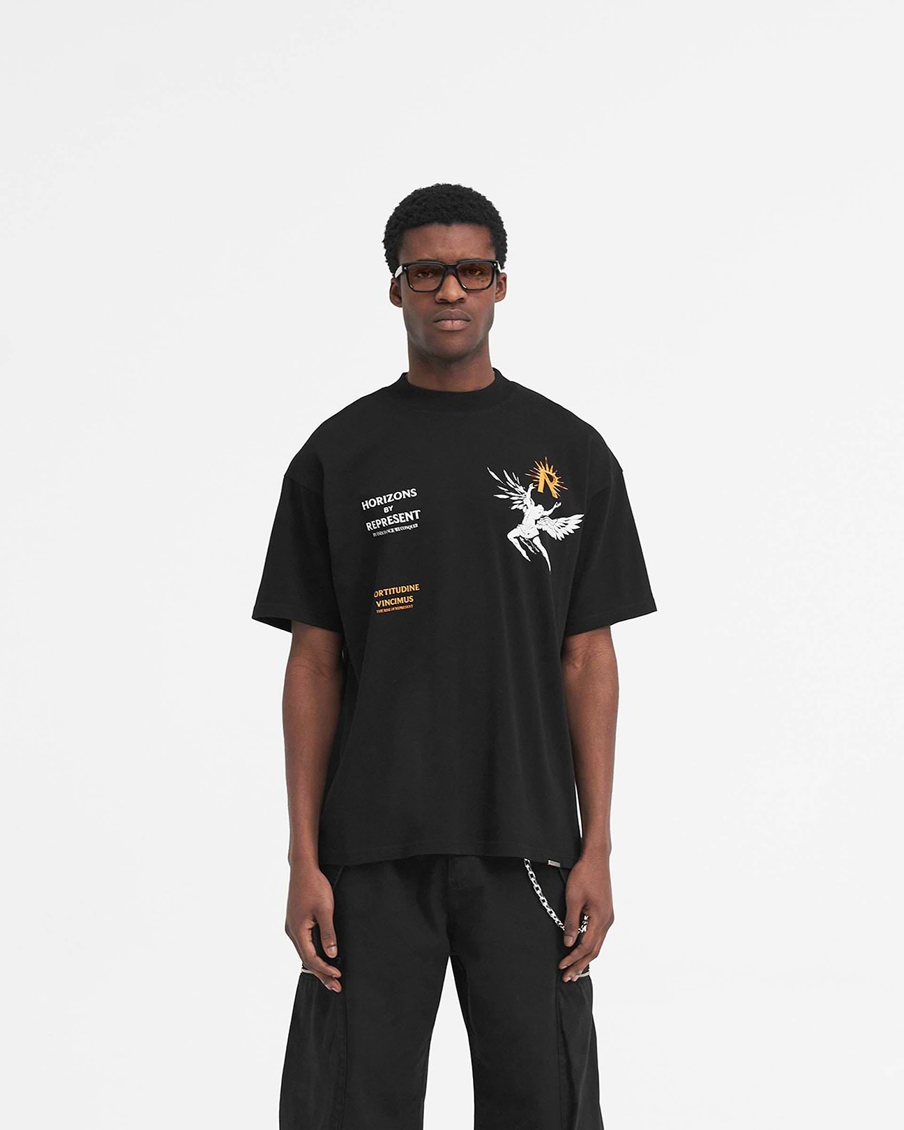 Icarus T-Shirt | Jet Black | REPRESENT