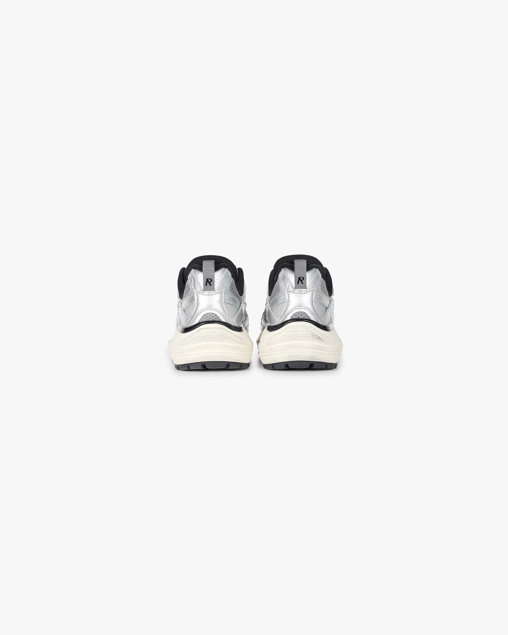 Storm Runner Leather Textile - Silver