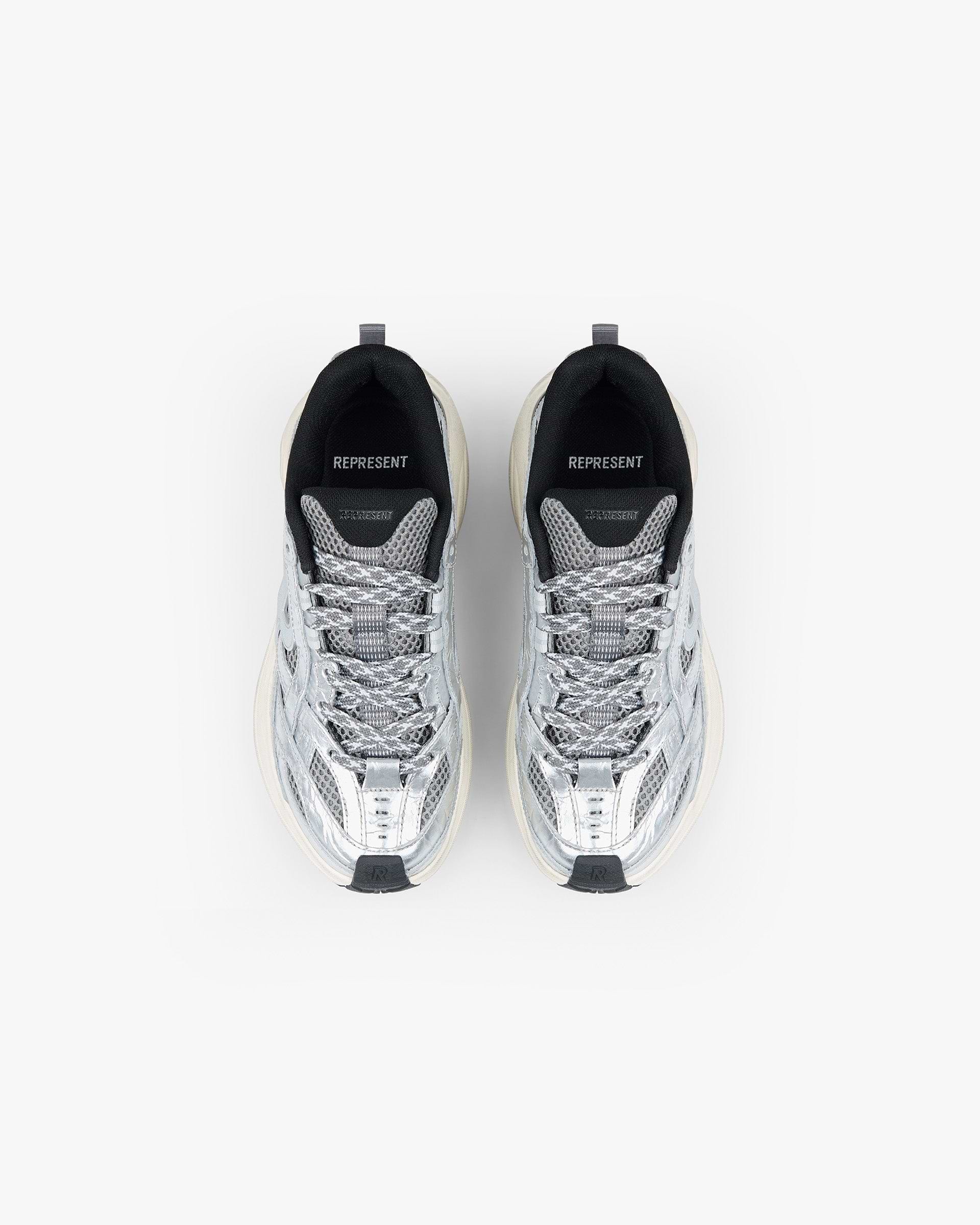 Storm Runner Leather Textile - Silver