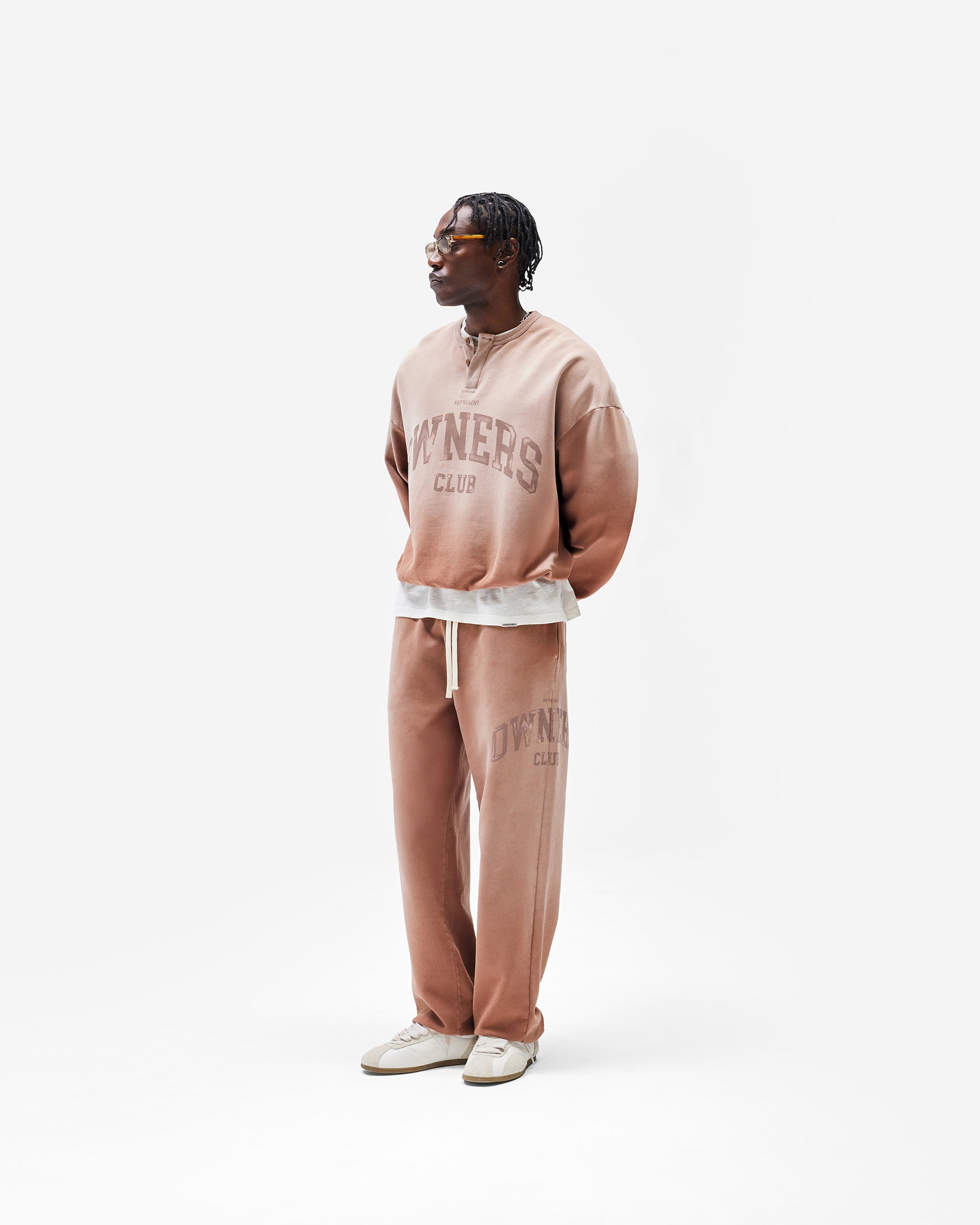 Represent Owners Club Henley Sweater - Sienna
