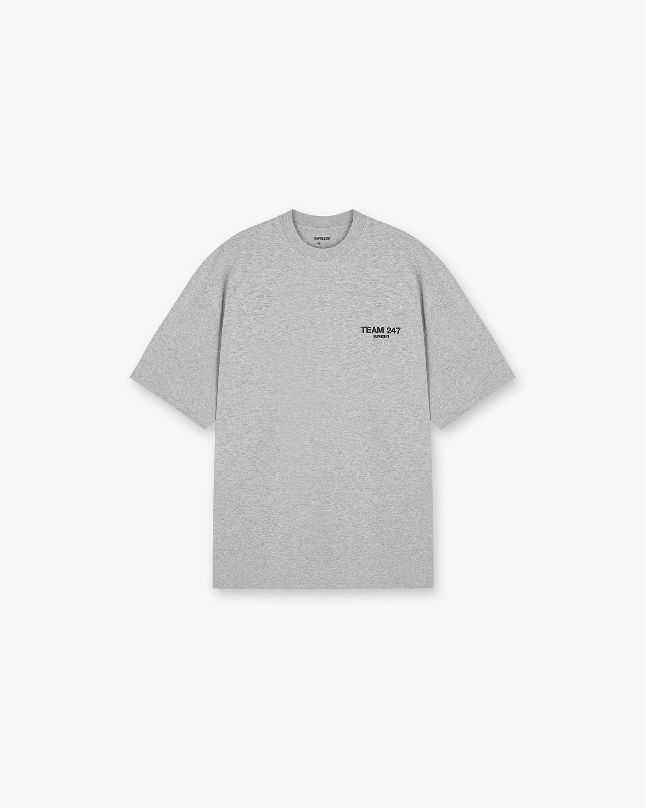 Ash Gray Team 247 OS Tee | 247 Running T-Shirts | REPRESENT