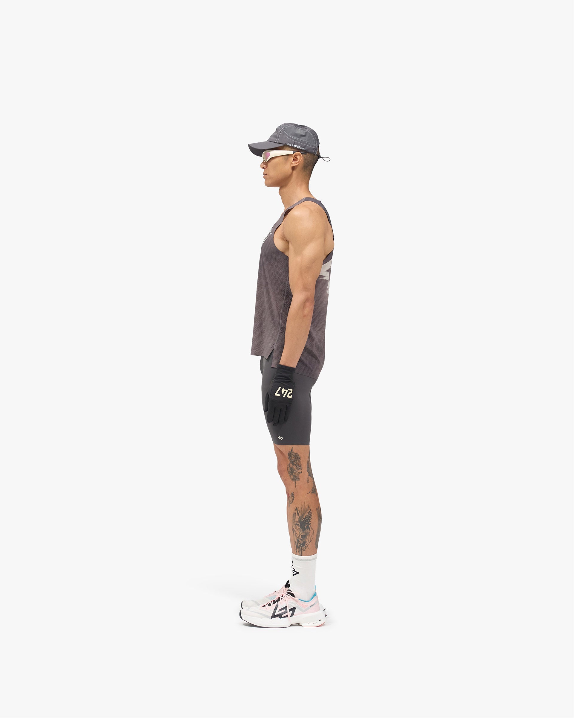 247 Sydney Singlet - Washed Grey