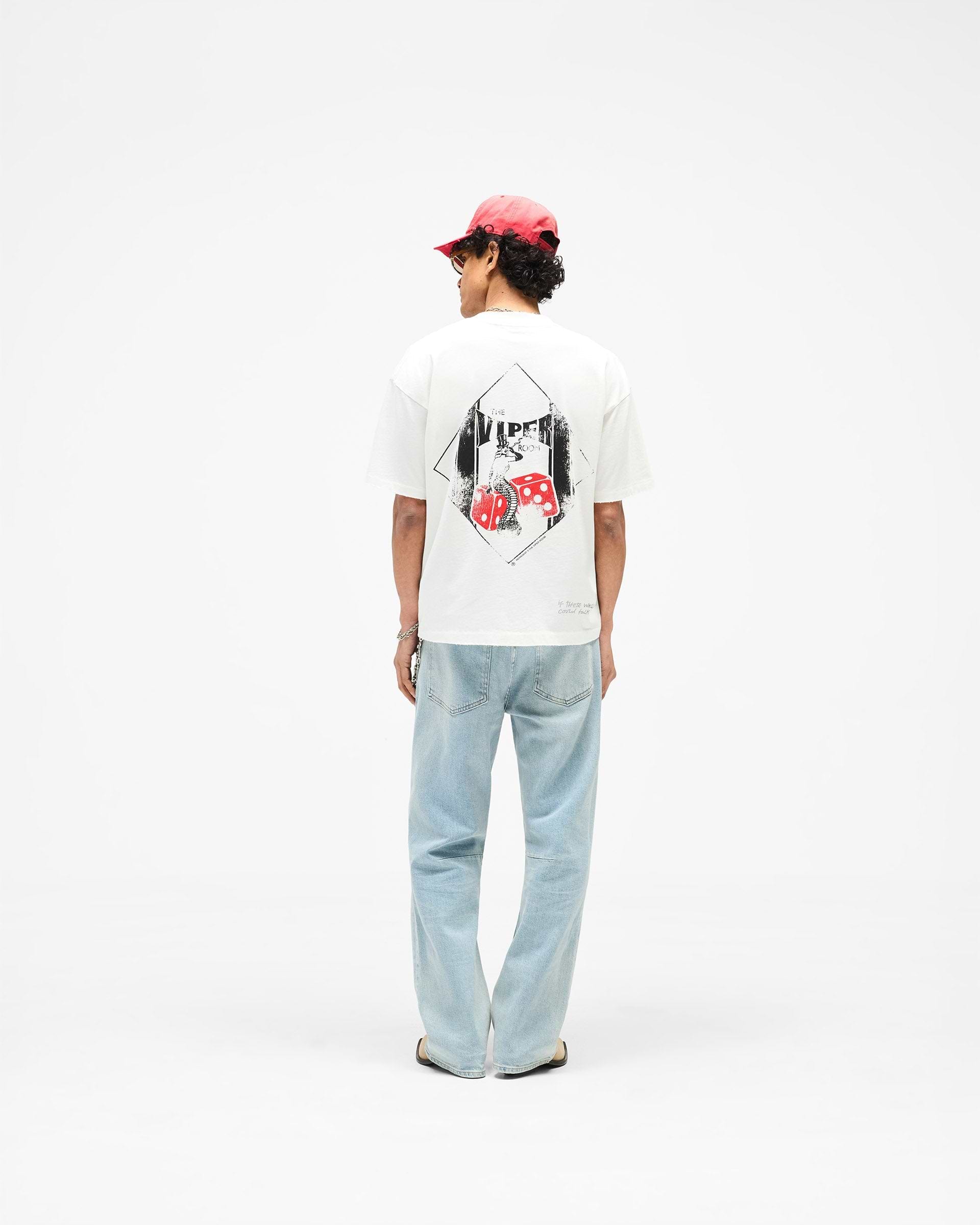 Represent x The Viper Room Dice T-Shirt - Flat White