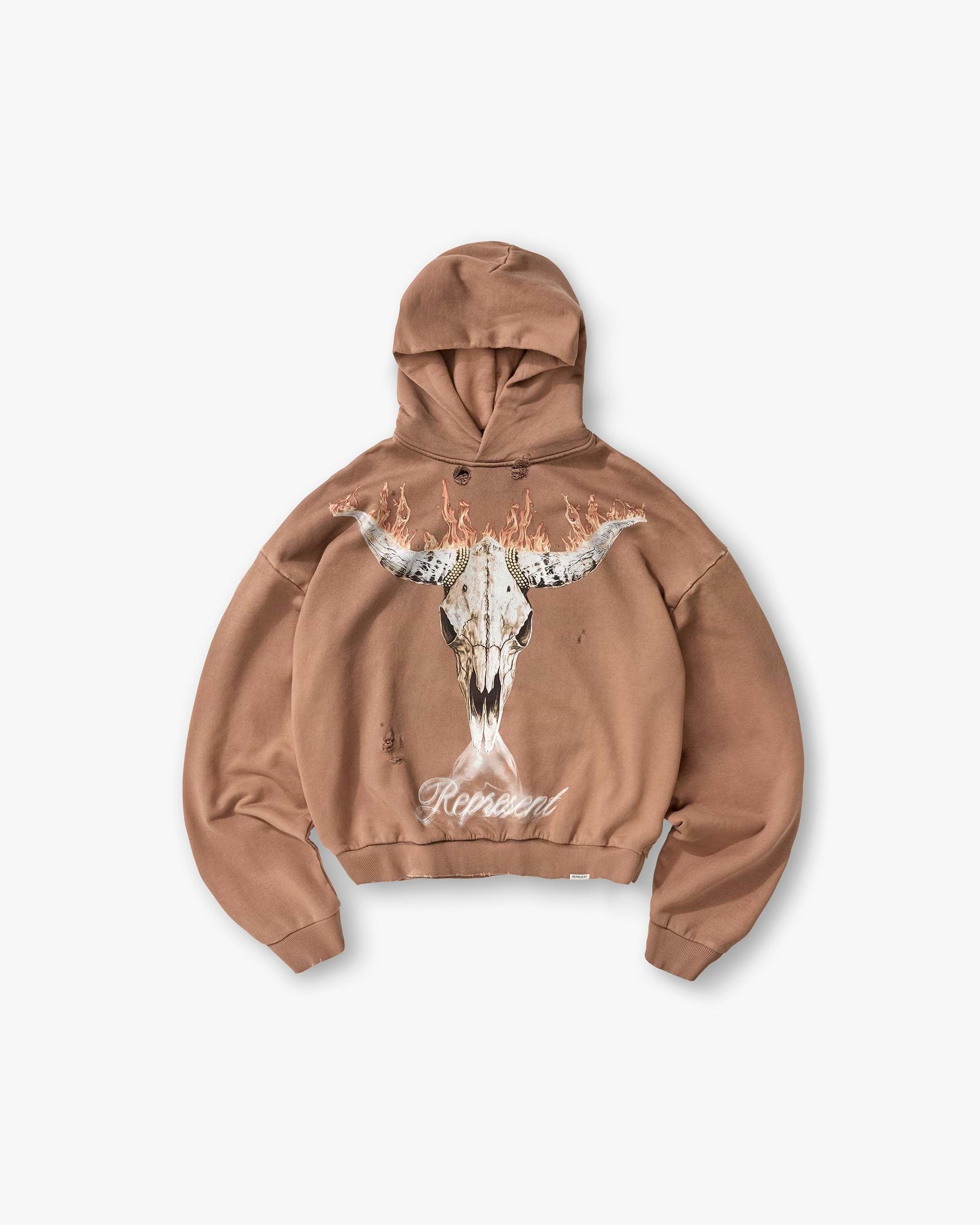 British Cowboys Hoodie - Dusty Brown