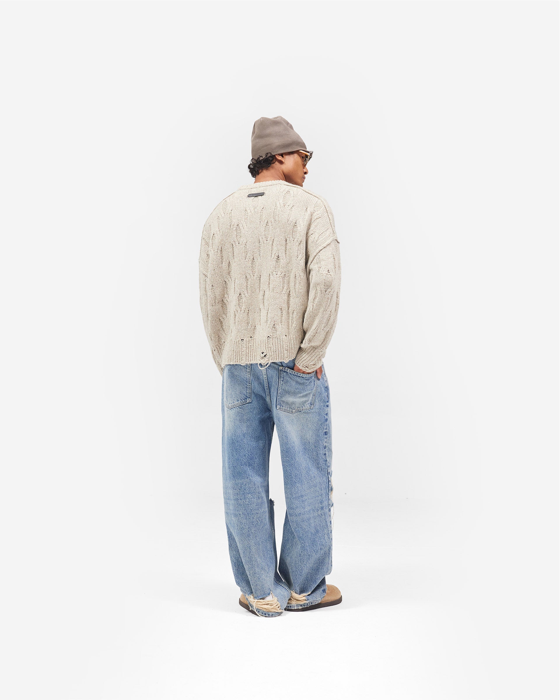 R3 Baggy Jean - Moss Blue