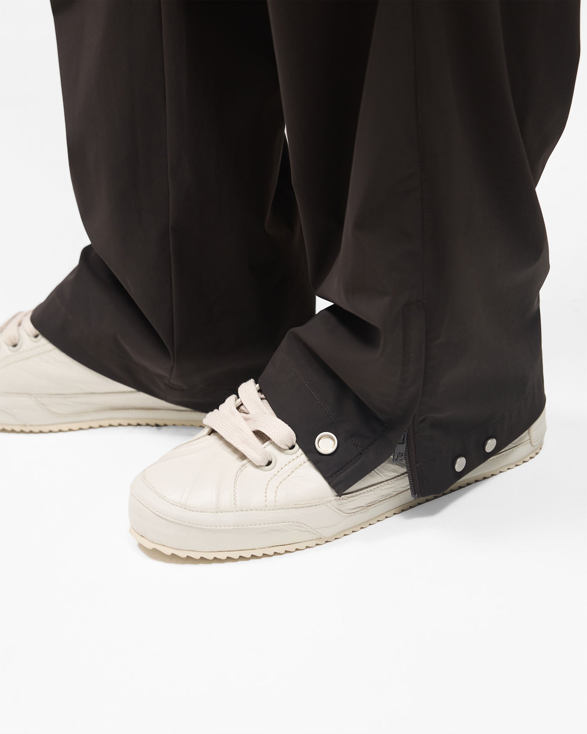 Initial Nylon Track Pant - Coffee
