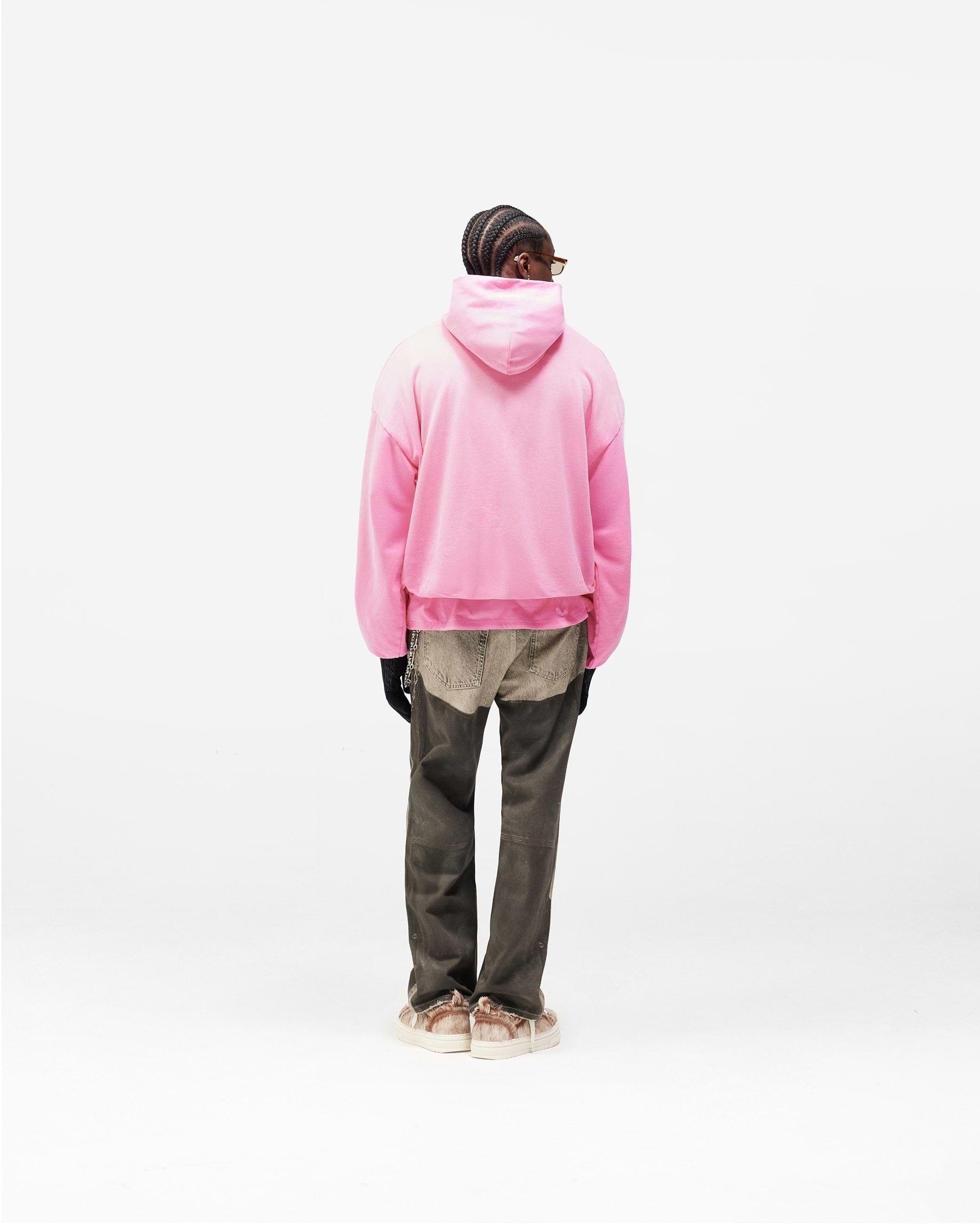 Dual Layer Script Hoodie - Candy