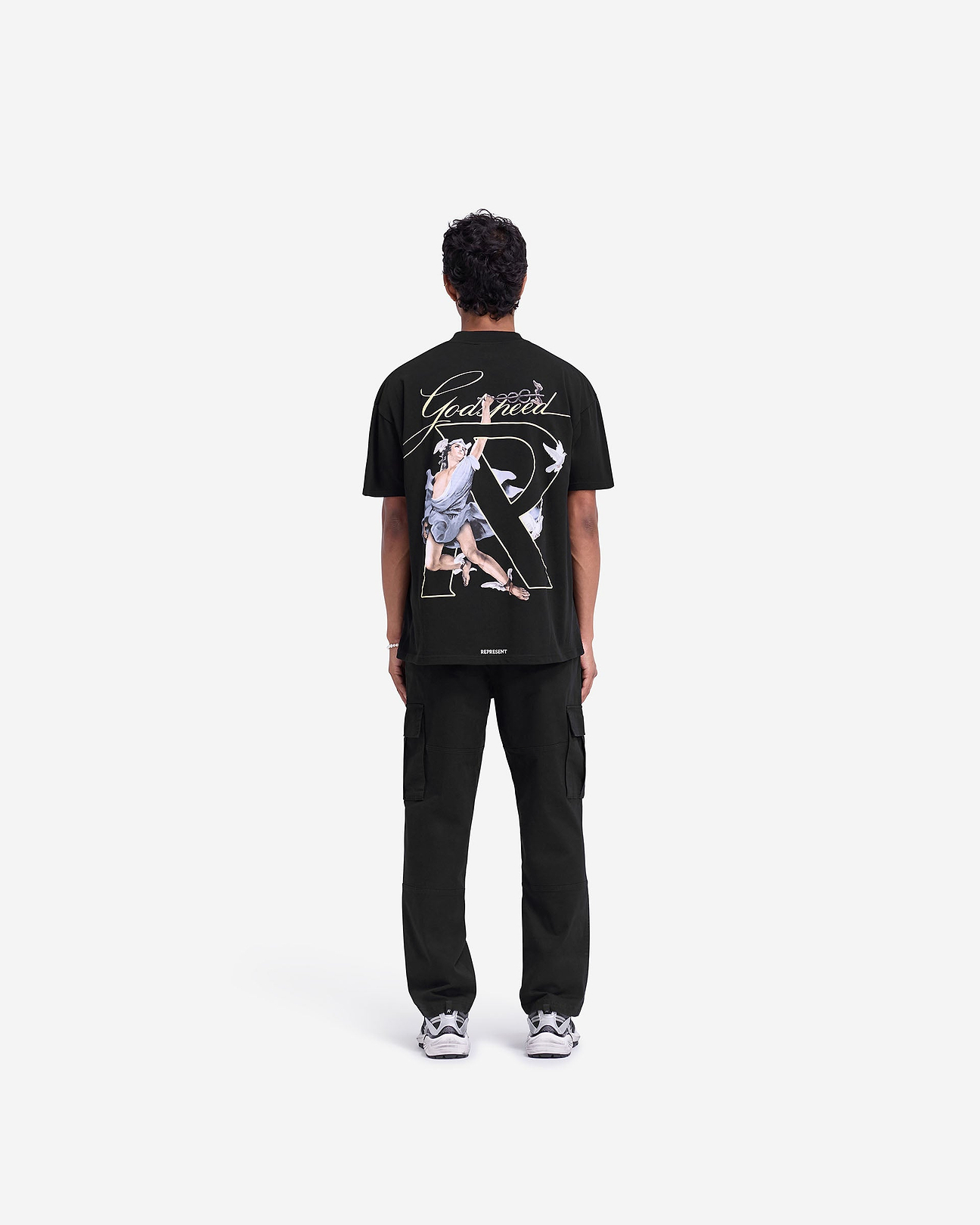 Jet Black Hermes T-Shirt | Graphic T shirts | REPRESENT