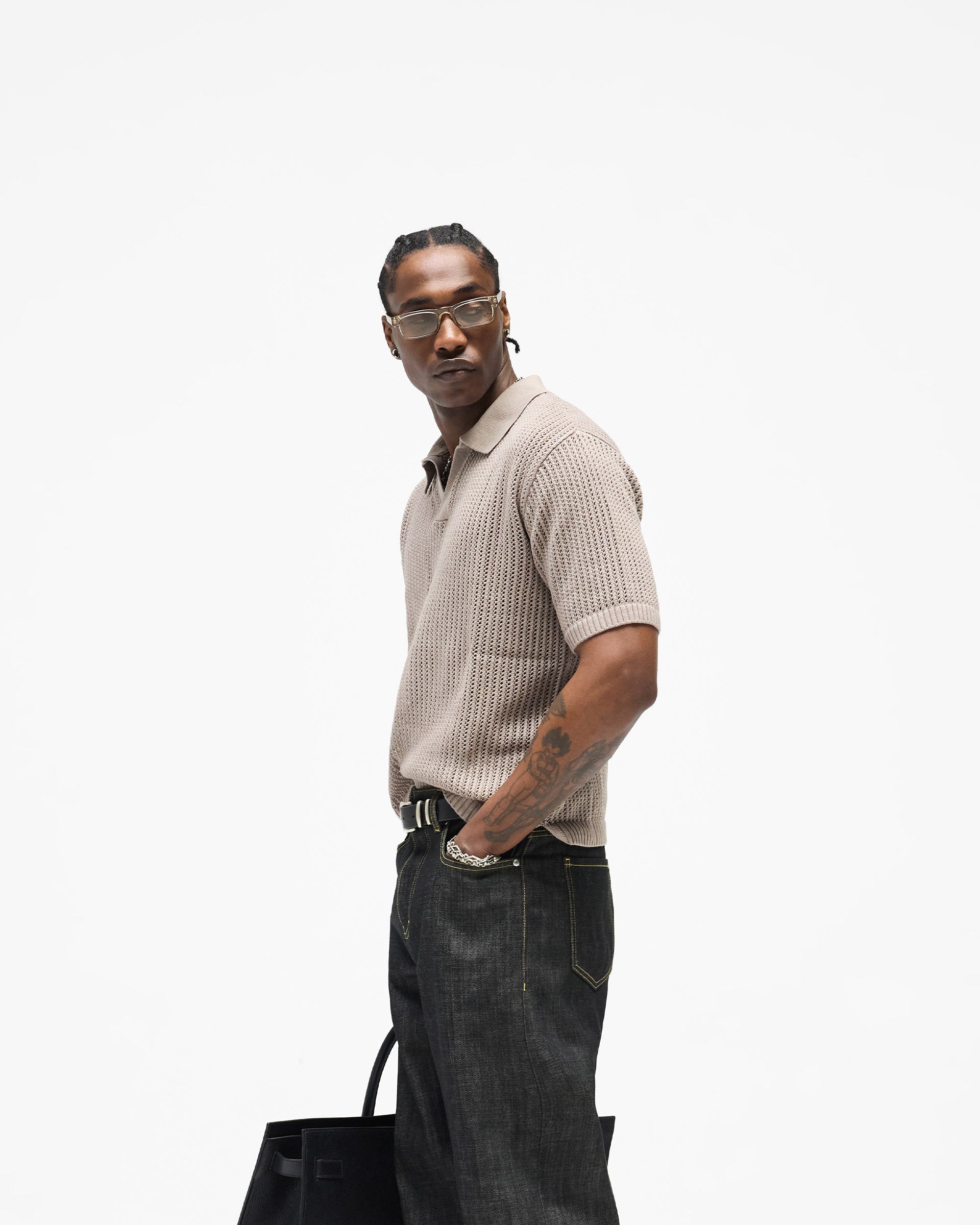 Beverly Knit Polo - Vintage Khaki