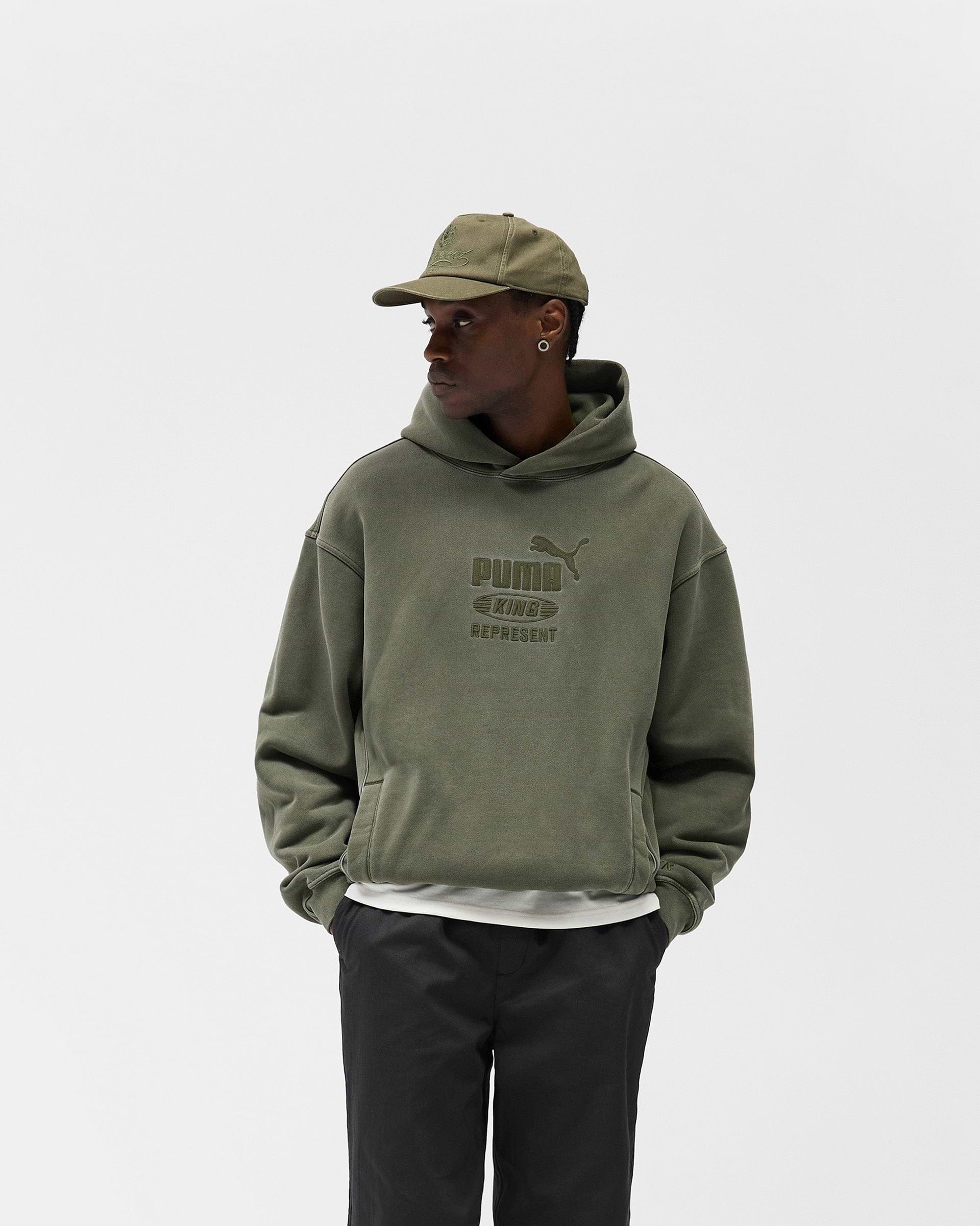 Represent X Puma Graphic Hoodie - Night Pine