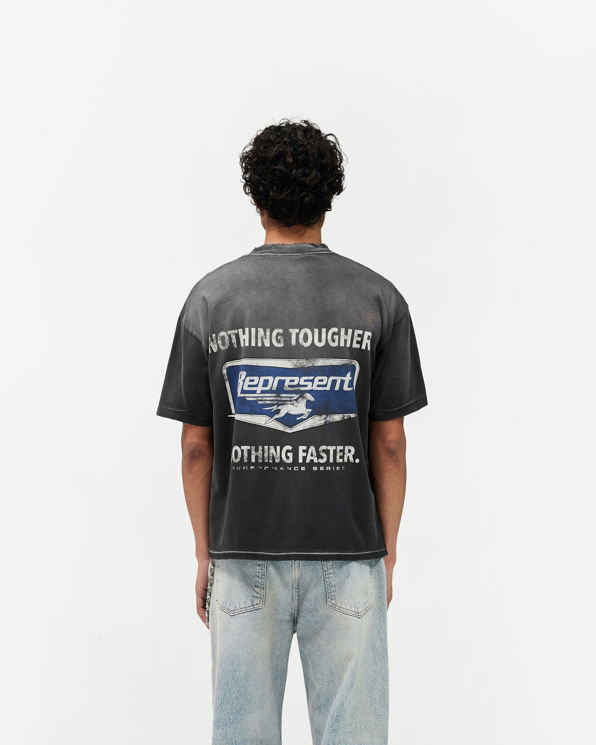Nothing Faster T-Shirt - Stained Black