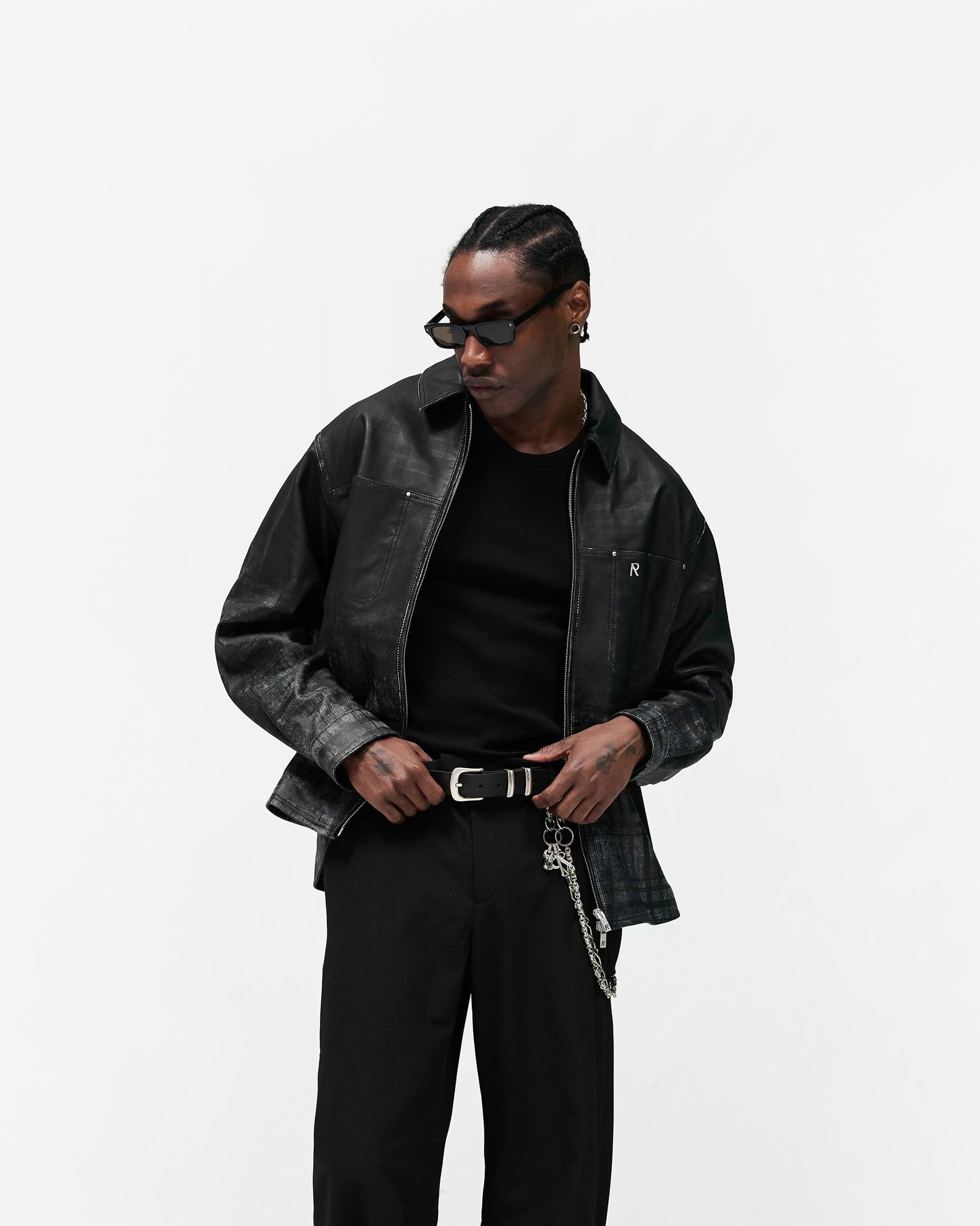 Rodeo Leather Jacket - Jet Black