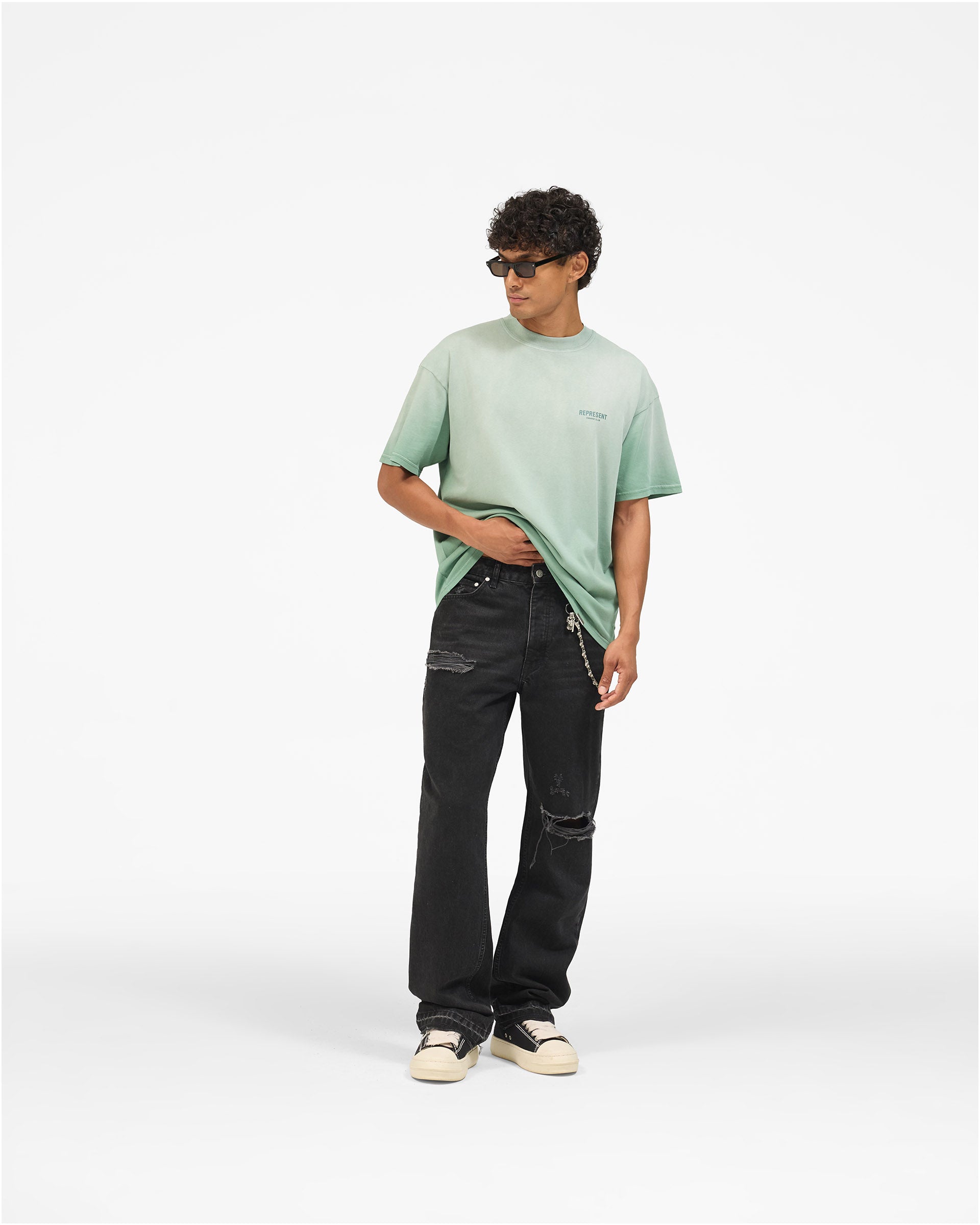 Represent Owners Club T-Shirt - Washed Aloe