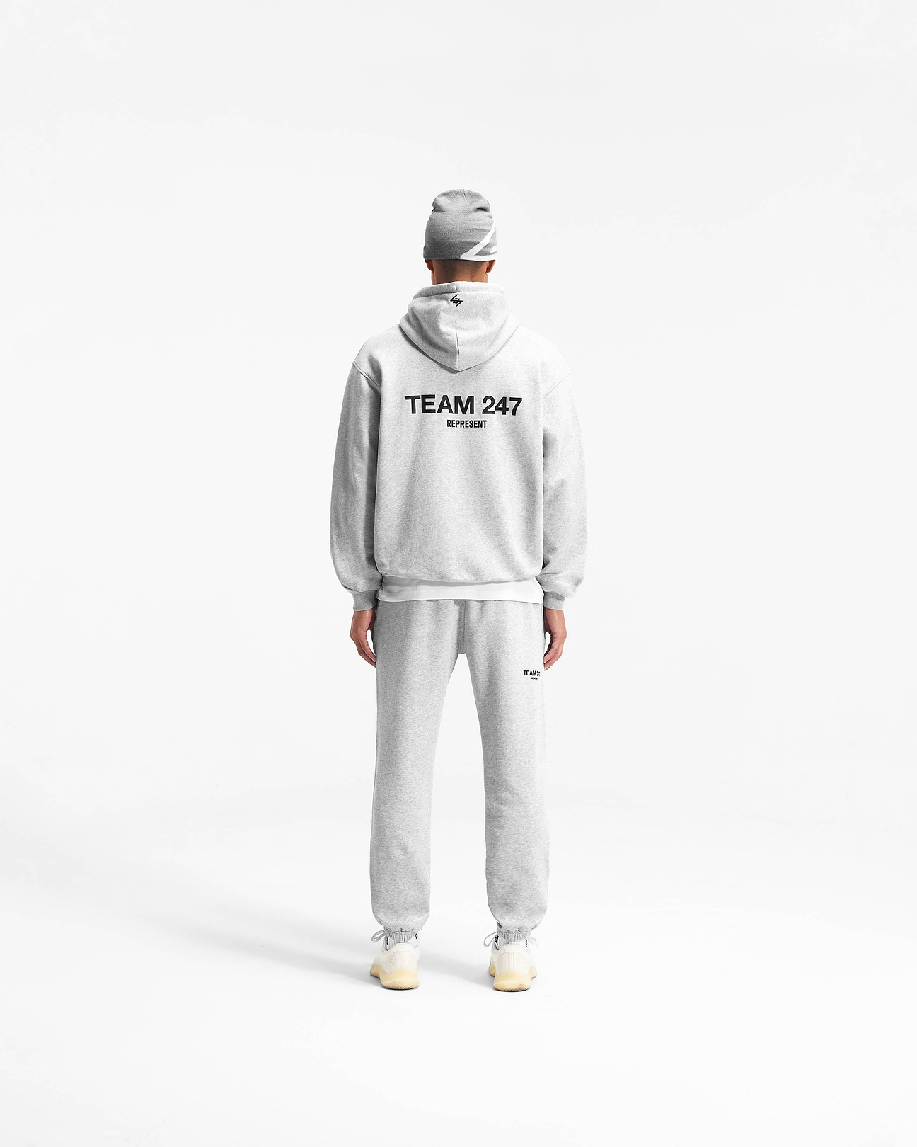 Team 247 Oversized Hoodie - Ash Grey | REPRESENT