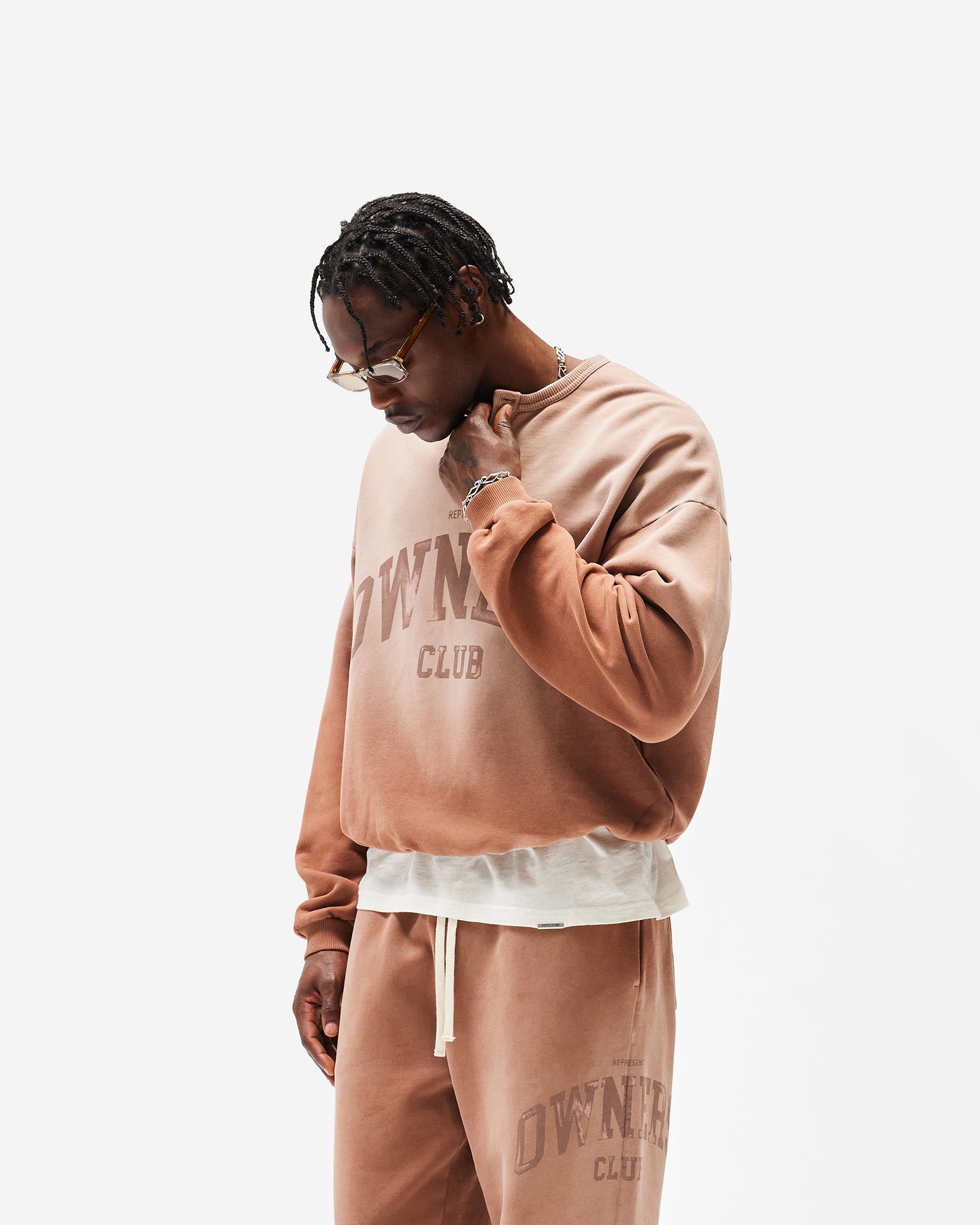 Represent Owners Club Henley Sweater - Sienna