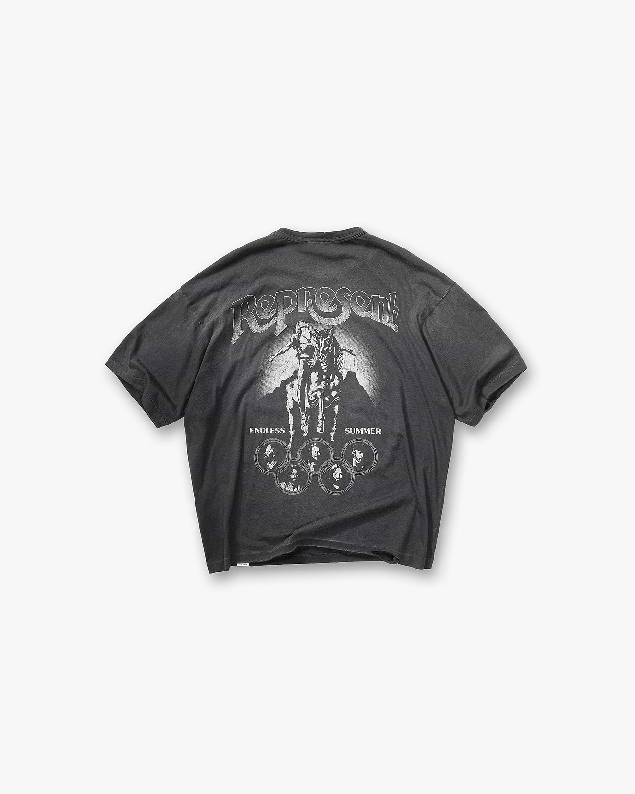 Represent x Beach Boys Endless Summer T-Shirt | Stained Black