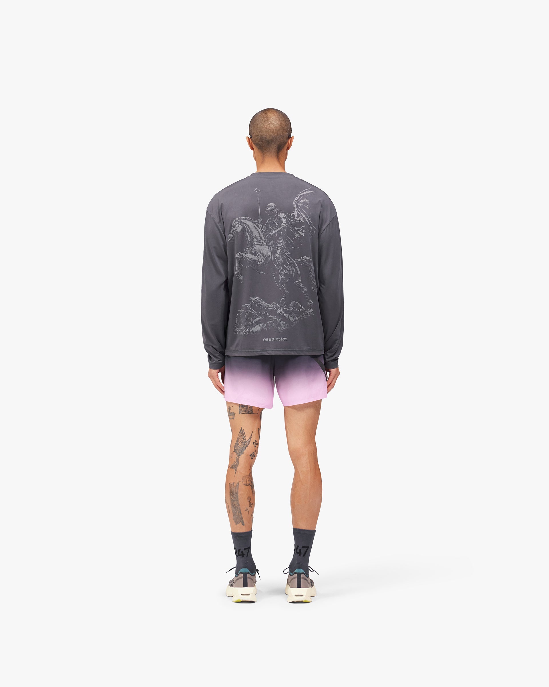 247 Noble Long Sleeve T-Shirt - Graphene