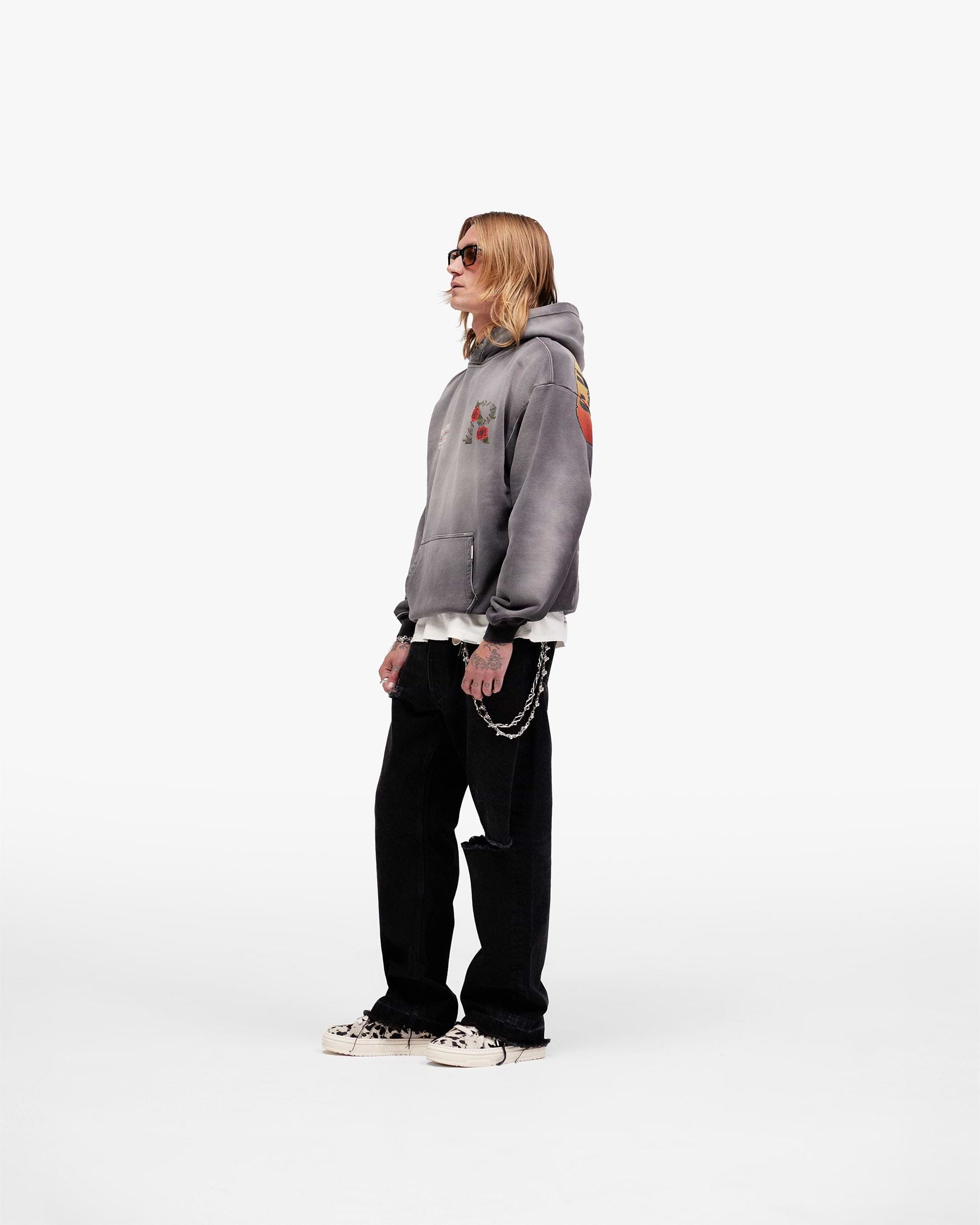 Represent X Guns N' Roses Tour Hoodie - Stained Black