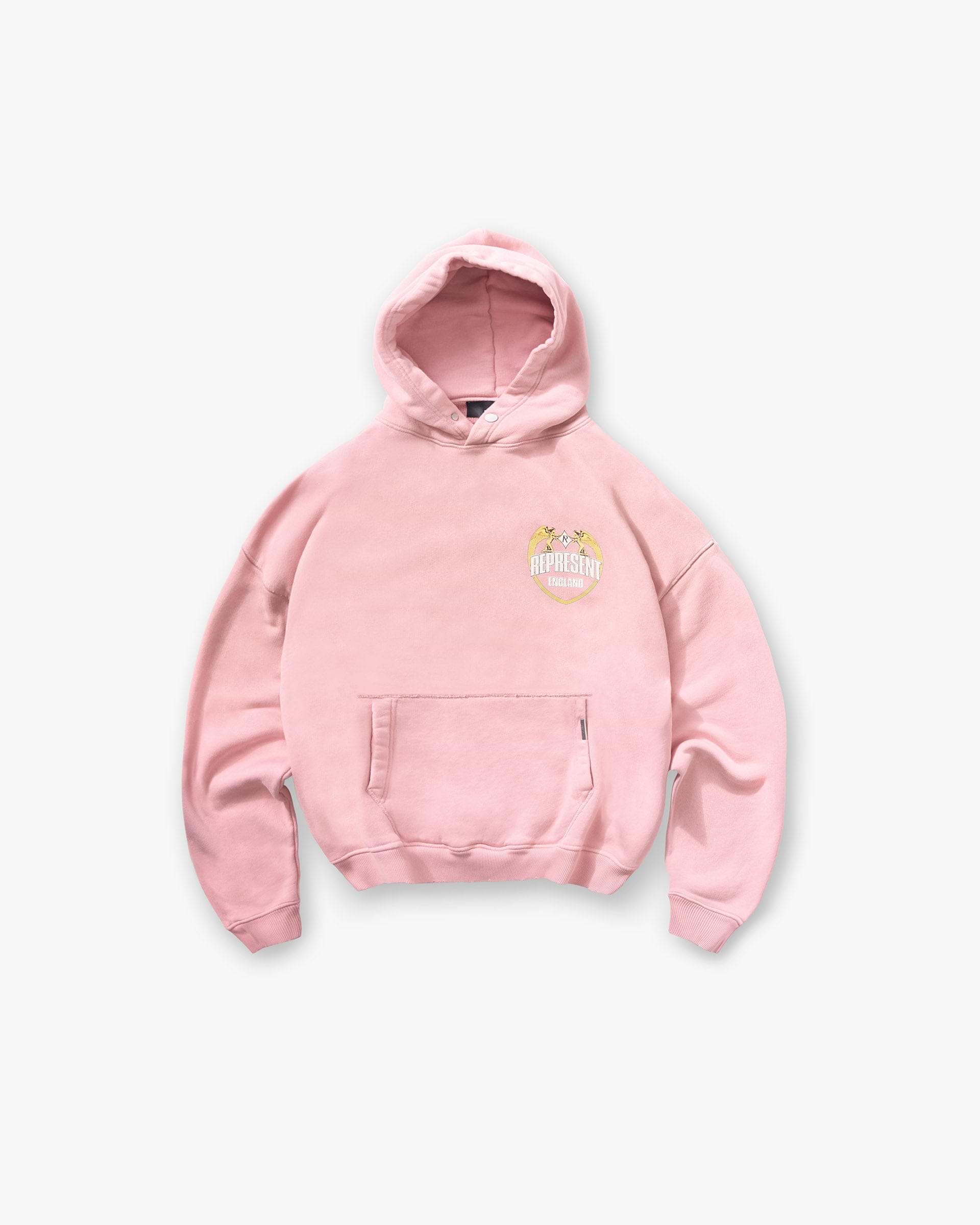 Represent Angel Border Hoodie - Quartz